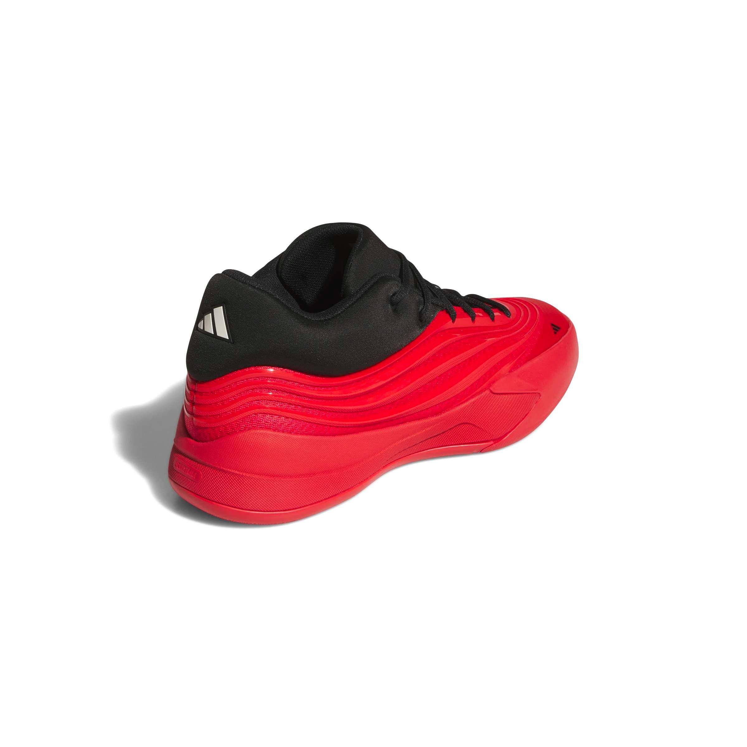 adidas Dame X "Pure Ruby/Core Black/Zero Metallic" Unisex Basketball Shoe - RUBY/BLACK/ZERO Thumbnail View 4