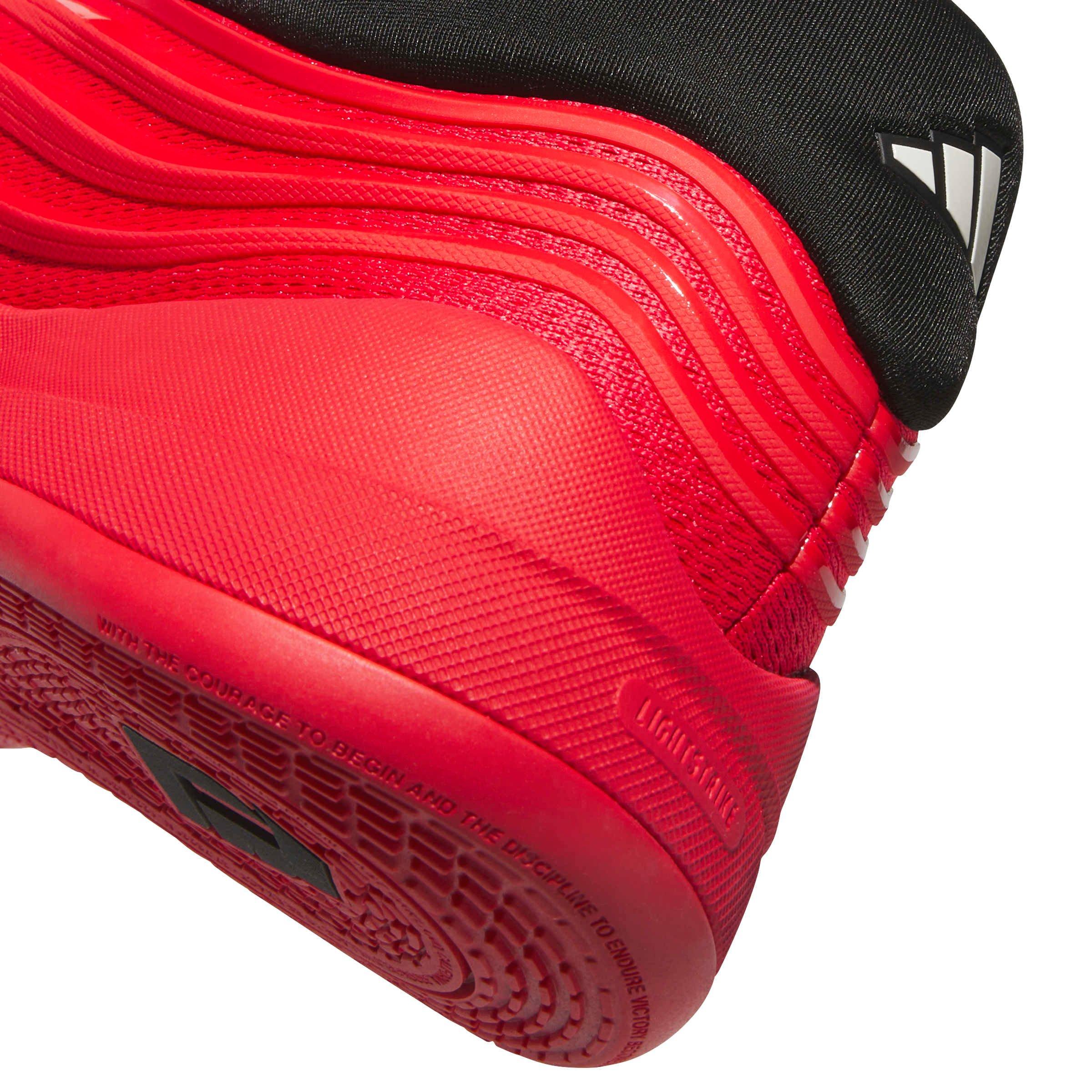 adidas Dame X "Pure Ruby/Core Black/Zero Metallic" Unisex Basketball Shoe - RUBY/BLACK/ZERO Thumbnail View 6
