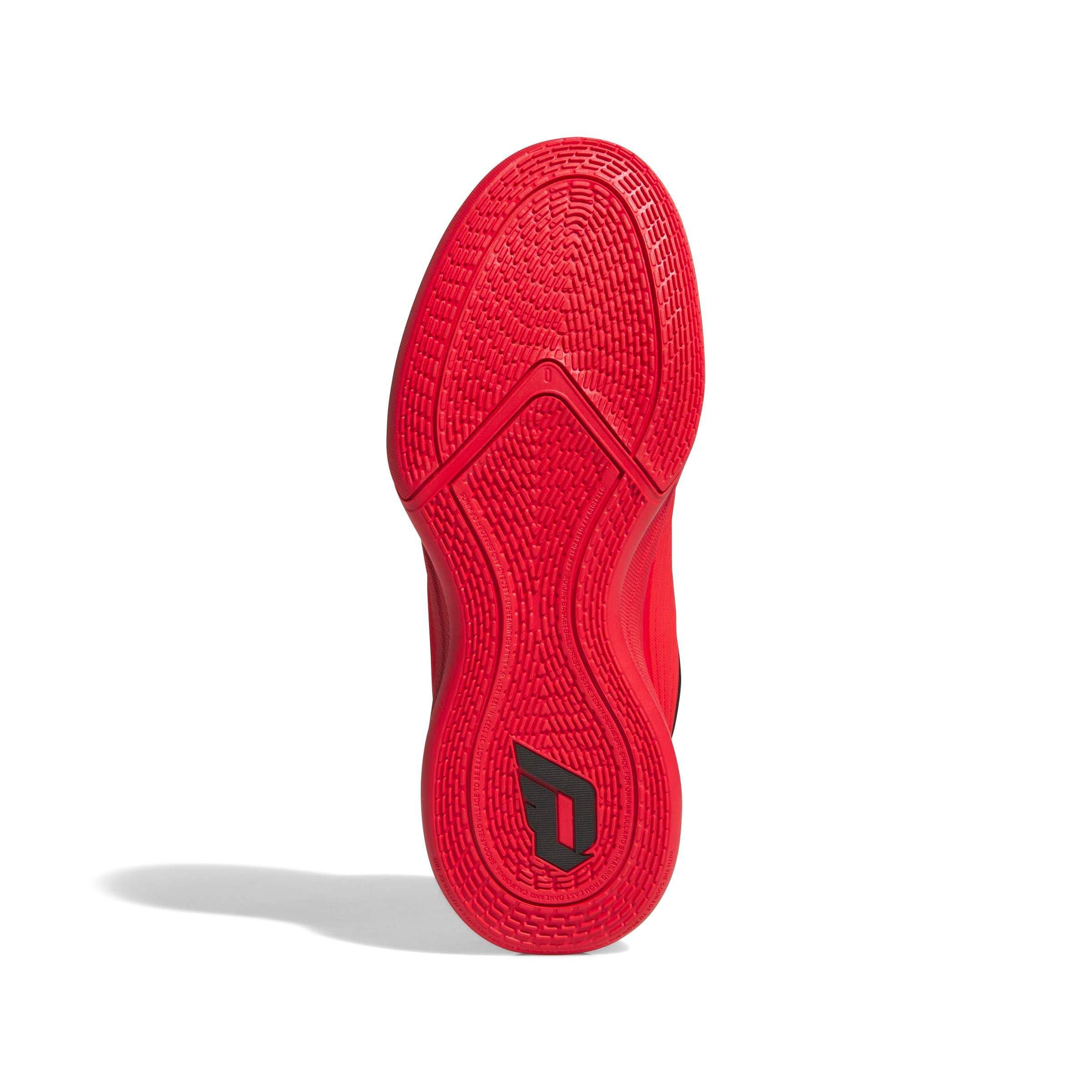 adidas Dame X "Pure Ruby/Core Black/Zero Metallic" Unisex Basketball Shoe - RUBY/BLACK/ZERO Thumbnail View 8