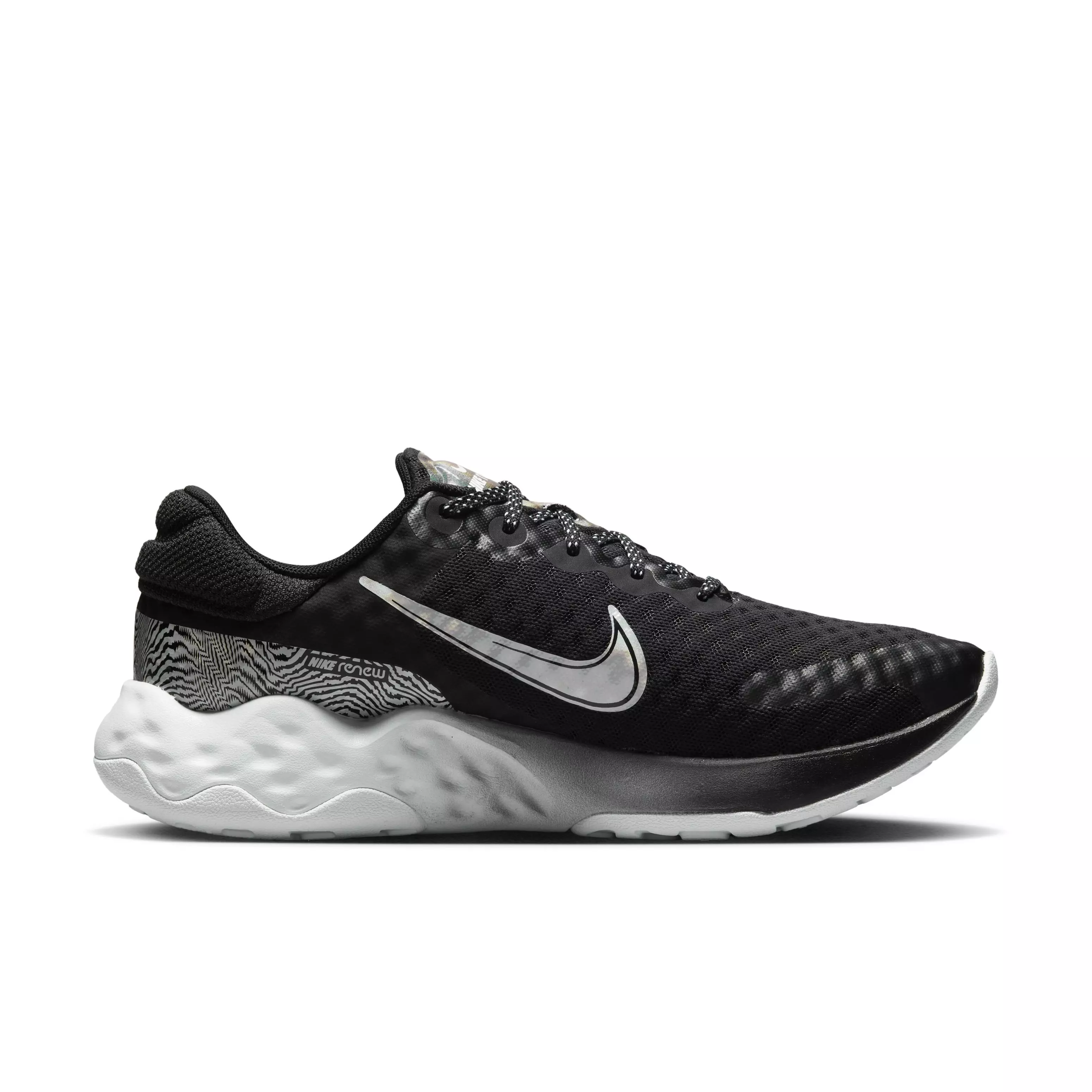 Nike Renew Ride 3 Premium "Black/White" Women's Running Shoe - BLACK/WHITE
