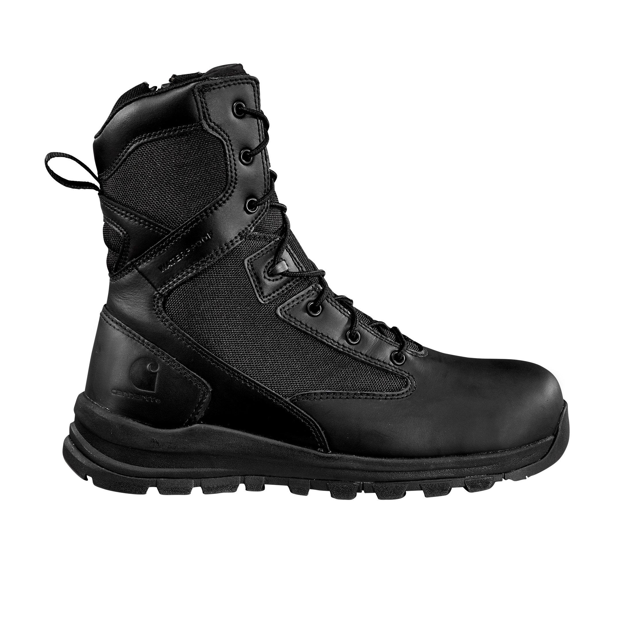 Carhartt Gilmore Waterproof 8" Side Zip "Black" Men's Hiker Boot - BLACK Thumbnail View 1
