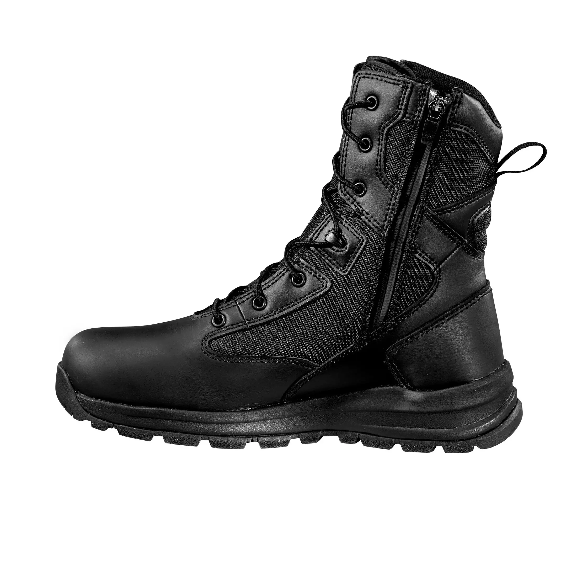 Carhartt Gilmore Waterproof 8" Side Zip "Black" Men's Hiker Boot - BLACK