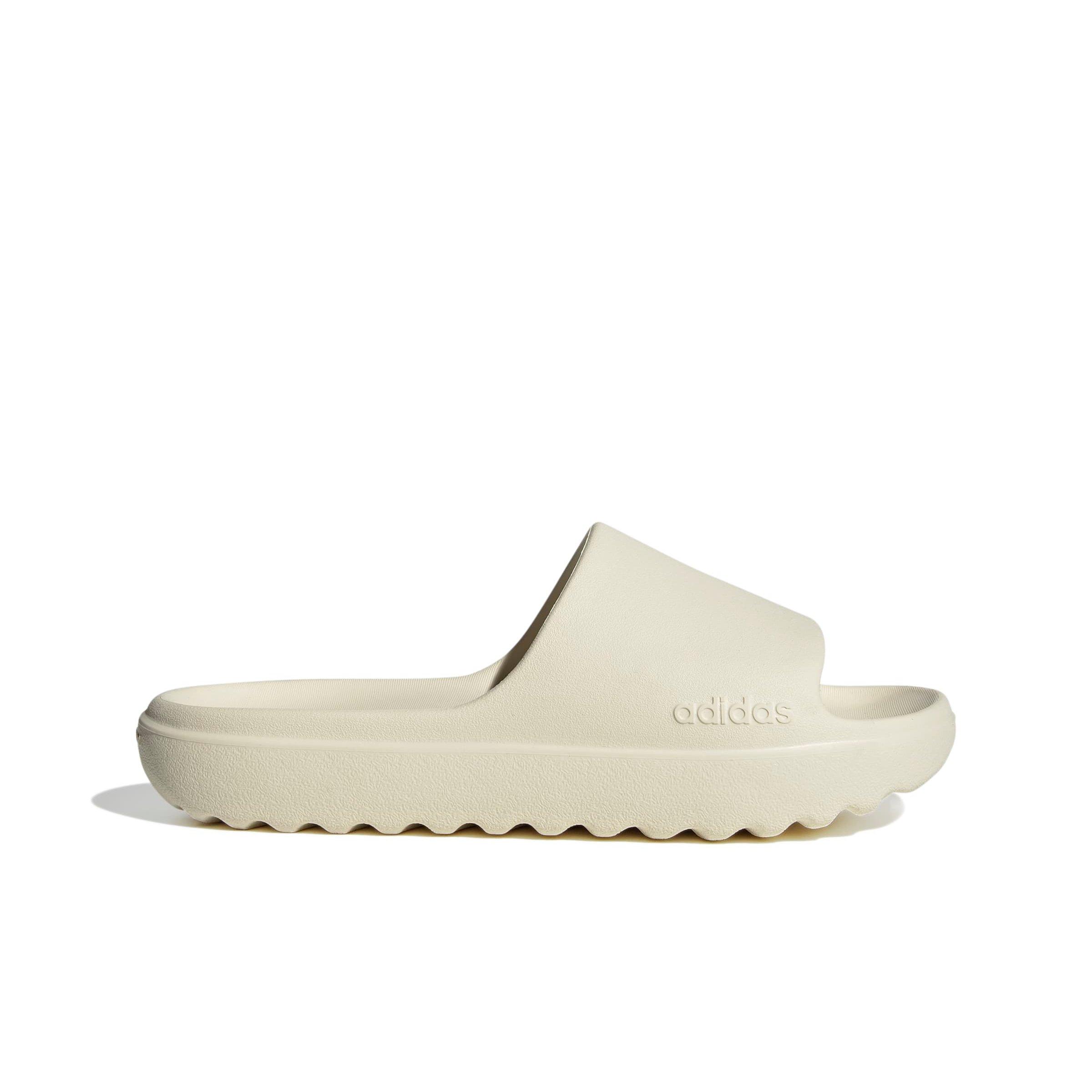adidas Adilette Lumia "Wonder White/Wonder White/Wonder White" Unisex Slide - WHITE/WHITE/WHITE Thumbnail View 1