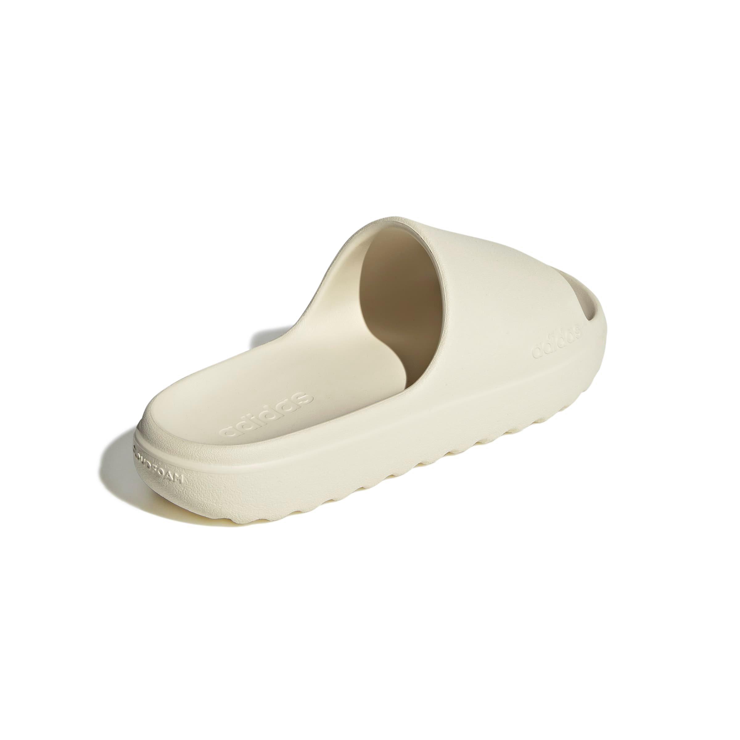 adidas Adilette Lumia "Wonder White/Wonder White/Wonder White" Unisex Slide - WHITE/WHITE/WHITE Thumbnail View 4