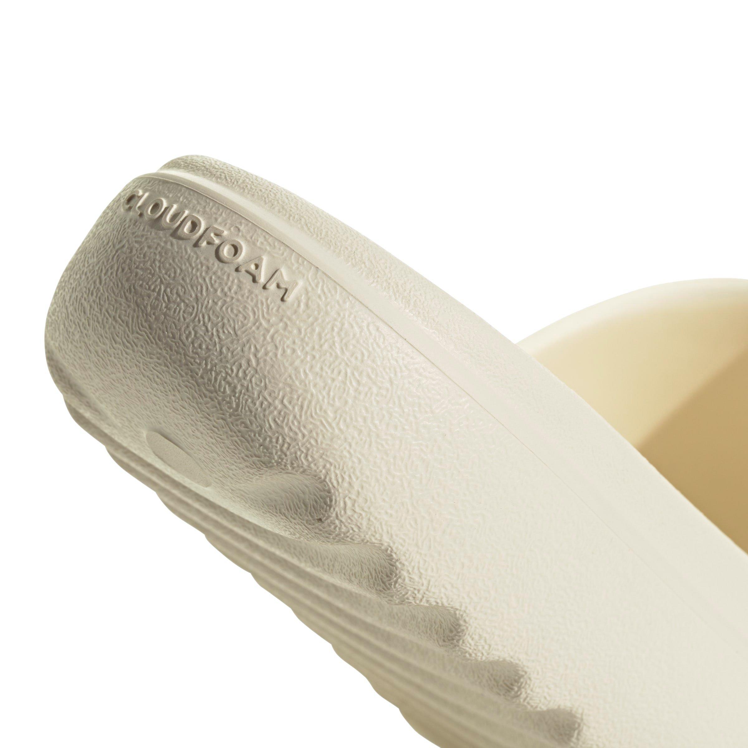 adidas Adilette Lumia "Wonder White/Wonder White/Wonder White" Unisex Slide - WHITE/WHITE/WHITE Thumbnail View 8