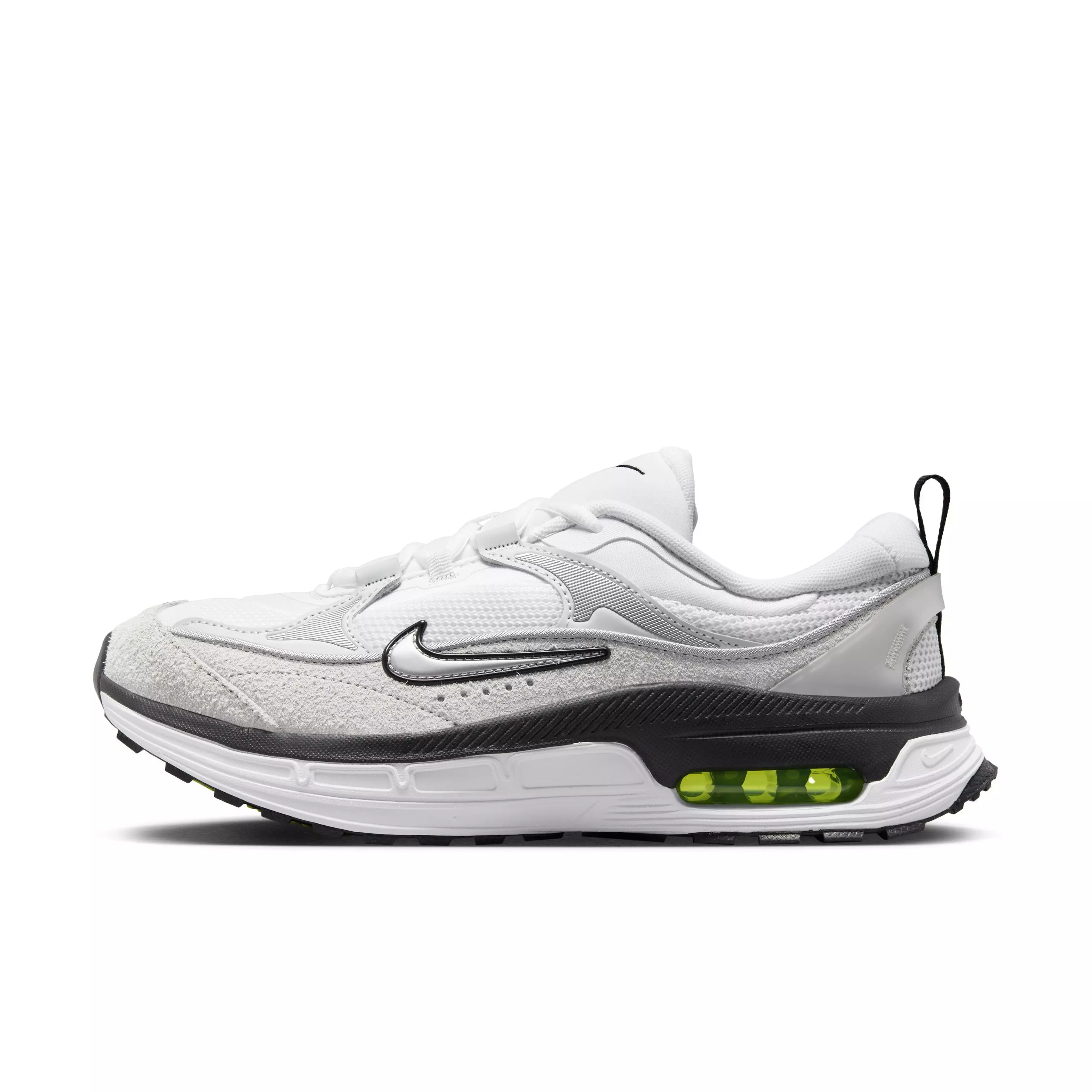 Nike Air Max Bliss "White/Metallic Silver/Photon Dust/Black" Women's Shoe - WHITE/SILVER/DUST/BLACK