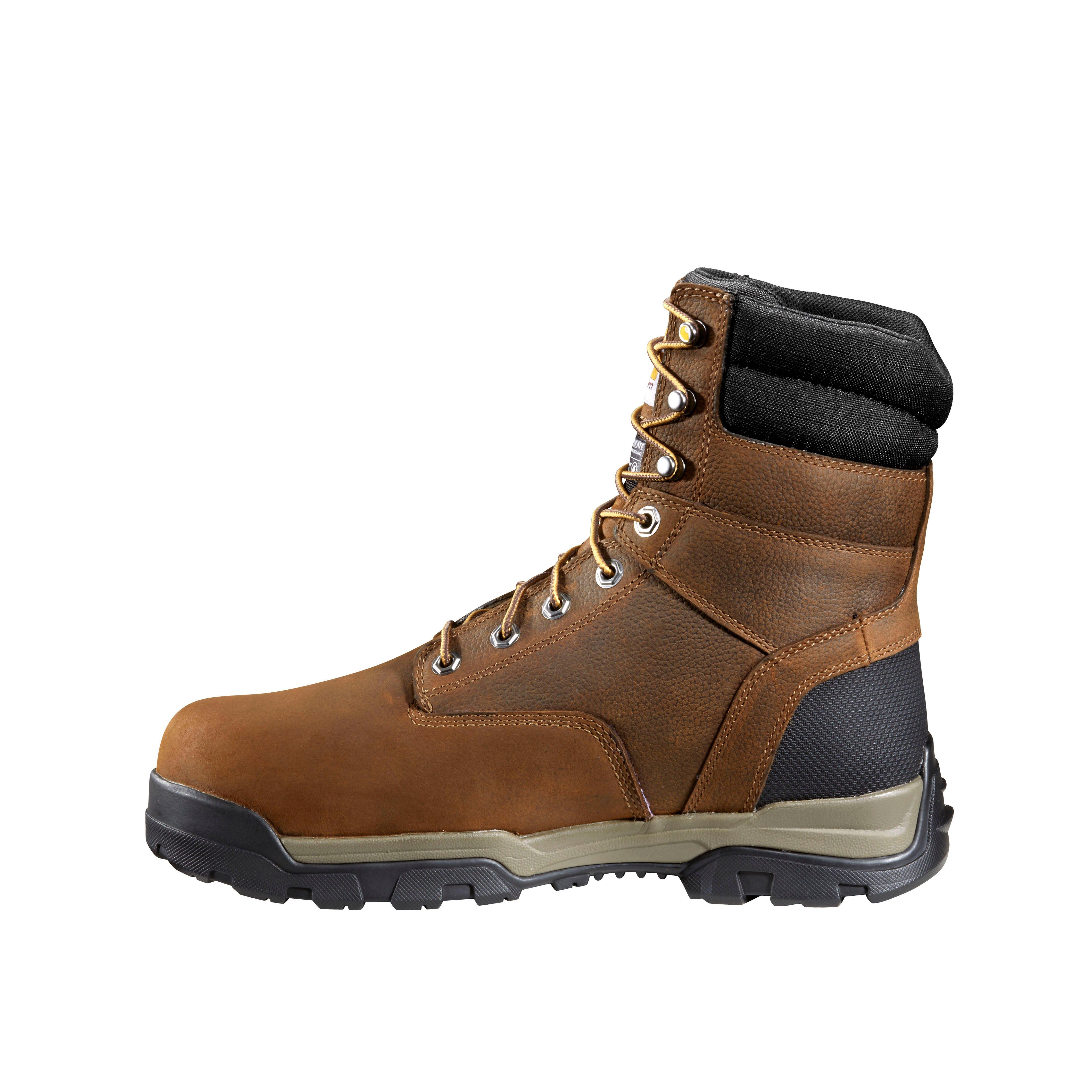 Carhartt Ground Force 8" Soft Toe Insulated "Brown Oil Tanned" Men's Work Boot - BROWN Thumbnail View 2