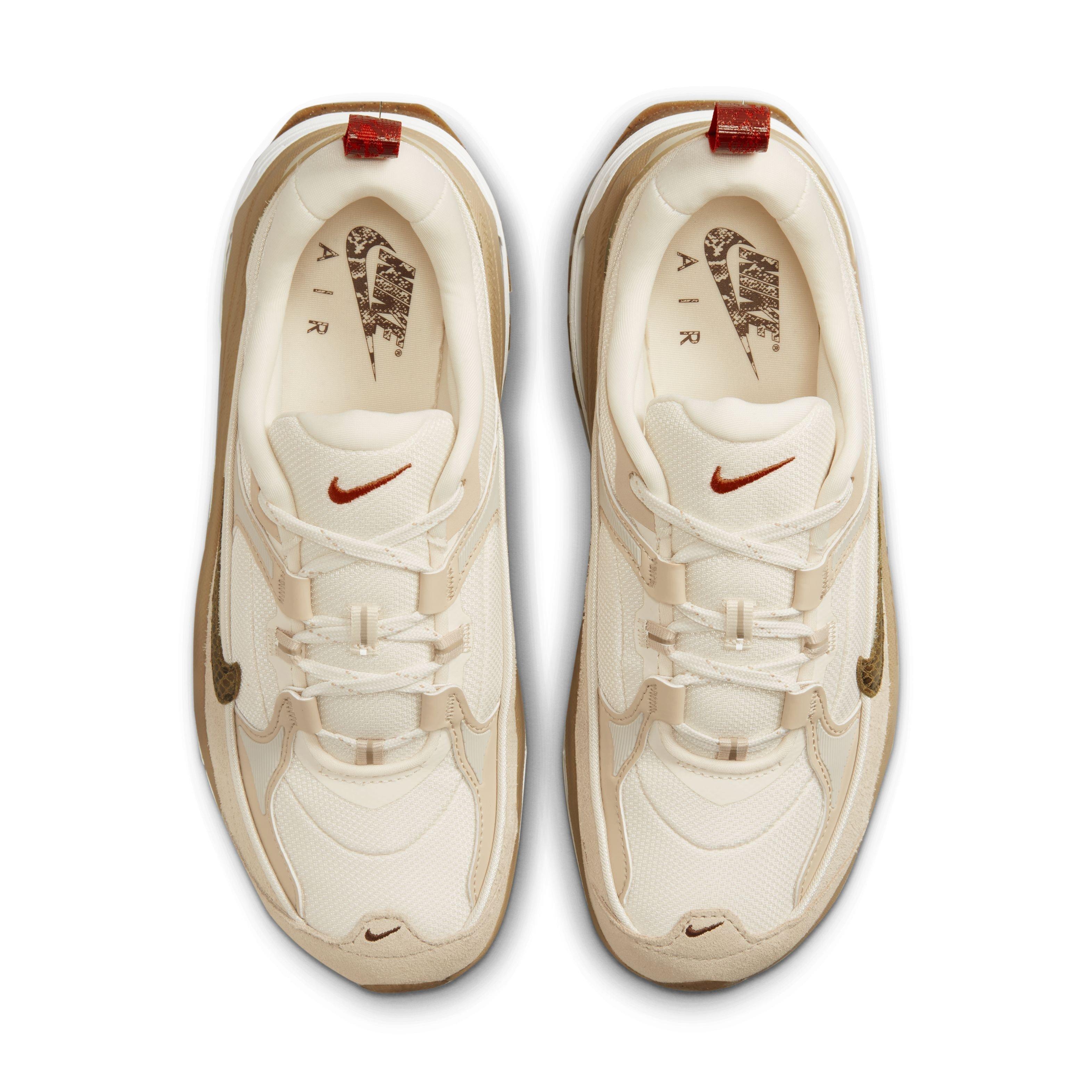 Nike Air Max Bliss "Pale Ivory/Picante Red/Summit White" Women's Shoe - IVORY/RED/WHITE Thumbnail View 4