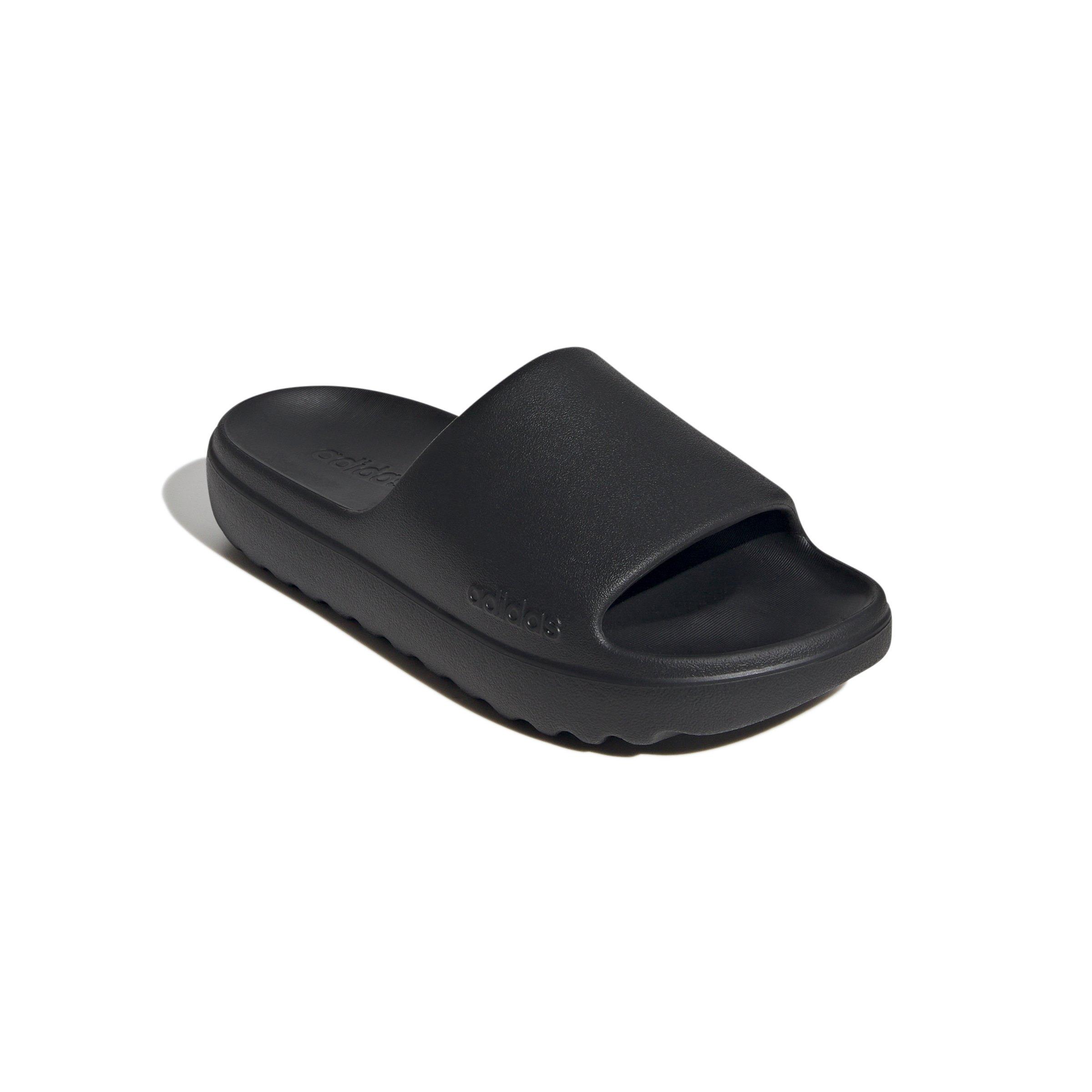 adidas Adilette Lumia "Core Black/Core Black/Core Black" Unisex Slide - BLACK/BLACK/BLACK Thumbnail View 3