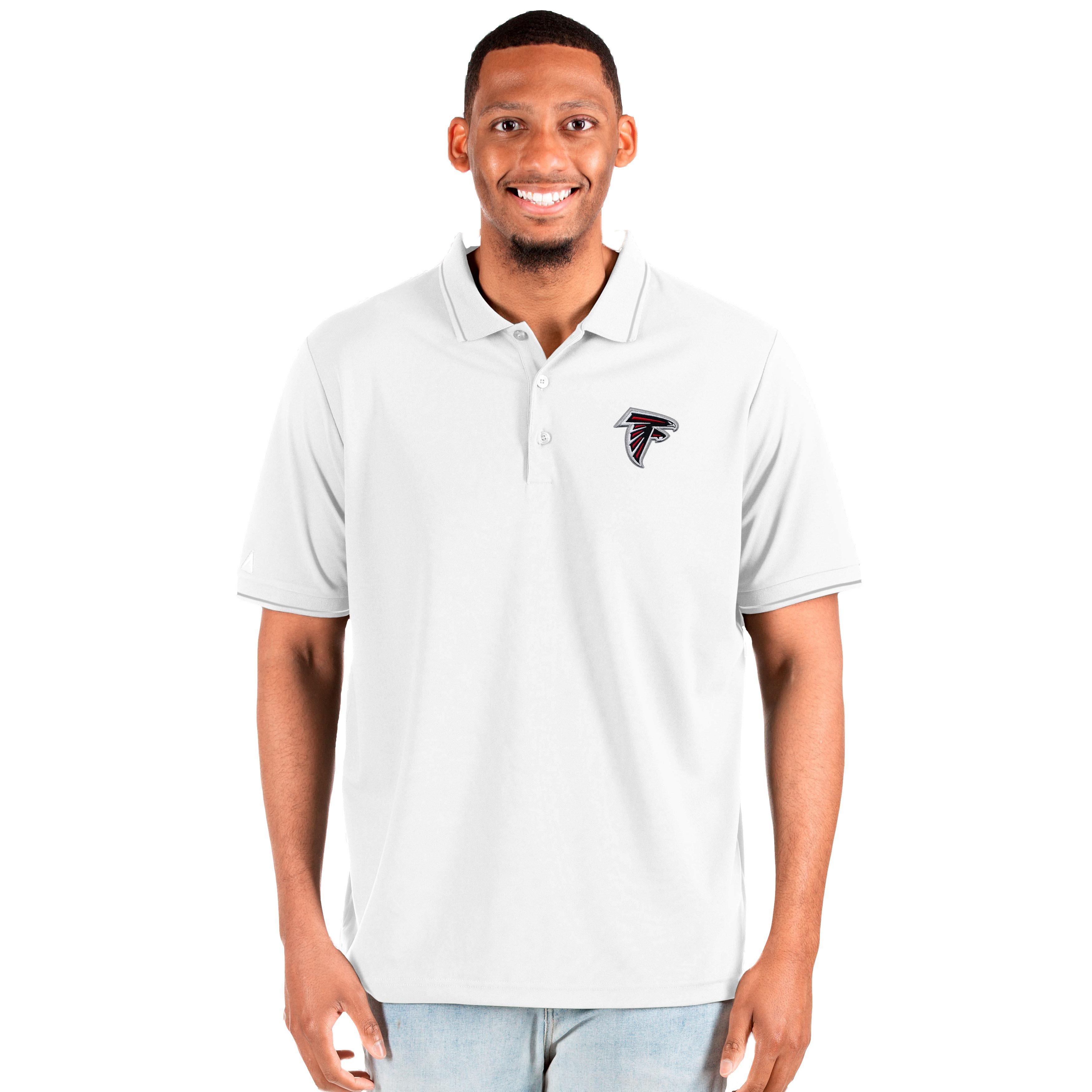 Men's Antigua Red Atlanta Falcons Vivid Polo