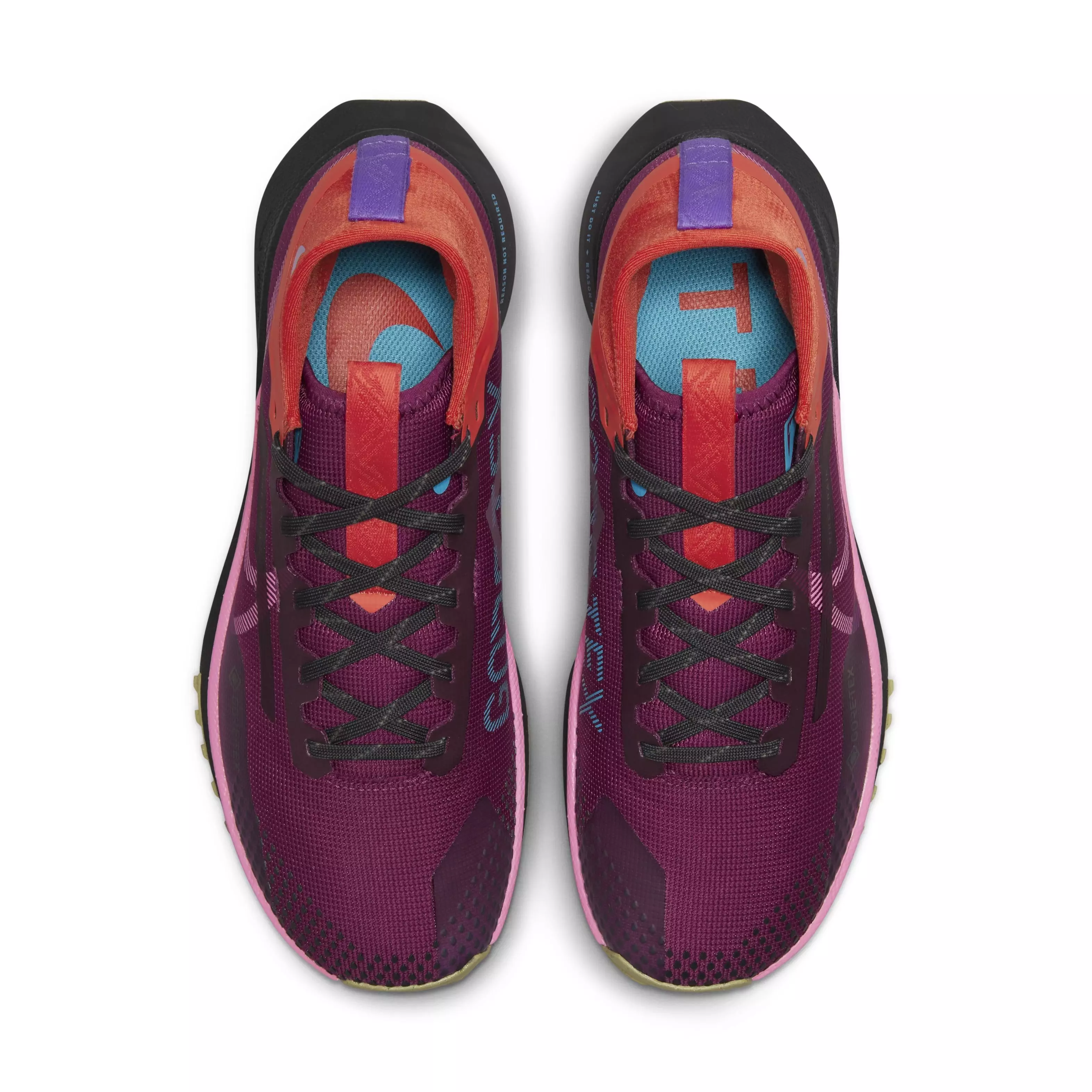 Nike Pegasus Trail 4 GORE-TEX "Rosewood/Pink Spell/Dark Smoke Grey" Women's Trail Running Shoe - ROSEWOOD/PINK/DK GREY