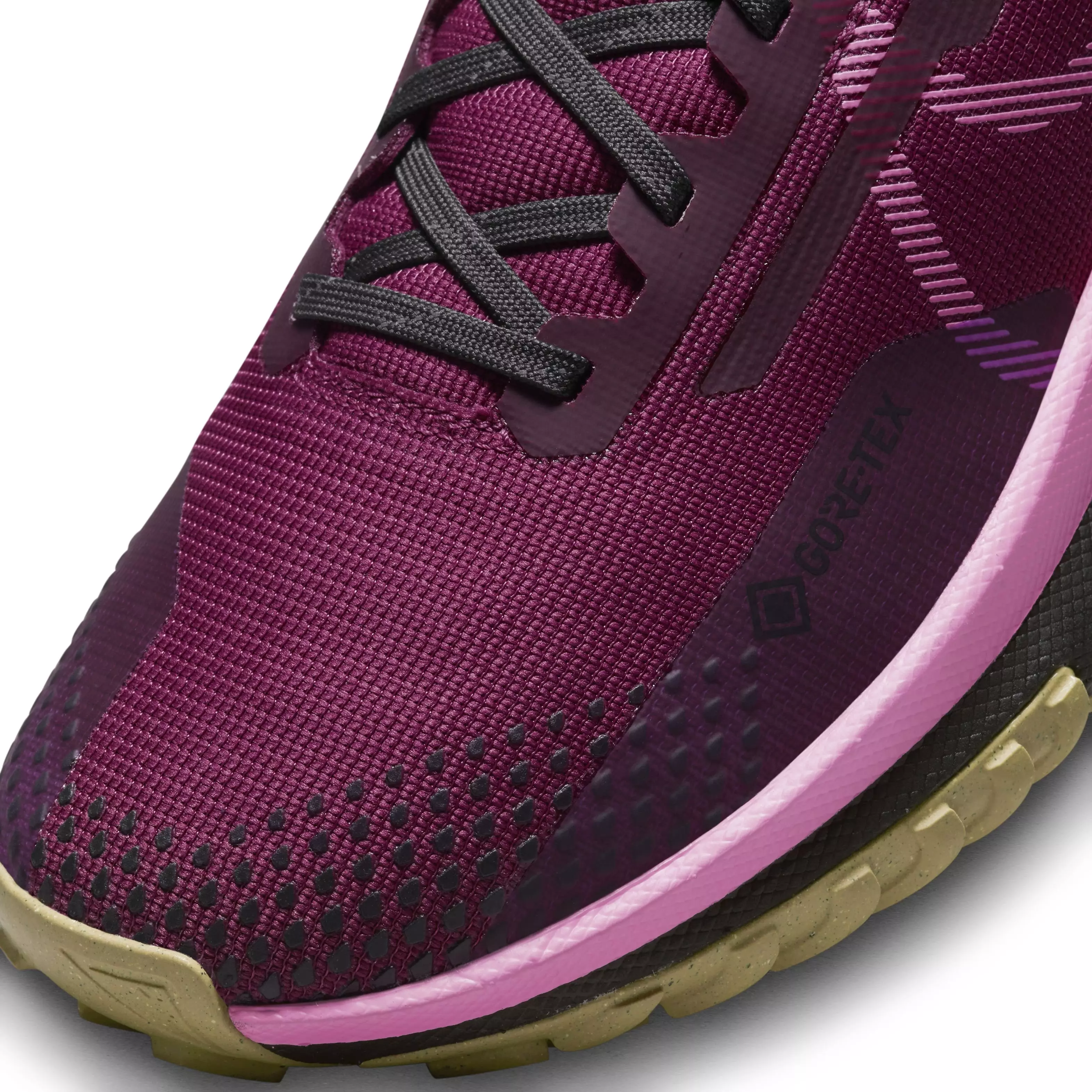 Nike Pegasus Trail 4 GORE-TEX "Rosewood/Pink Spell/Dark Smoke Grey" Women's Trail Running Shoe - ROSEWOOD/PINK/DK GREY