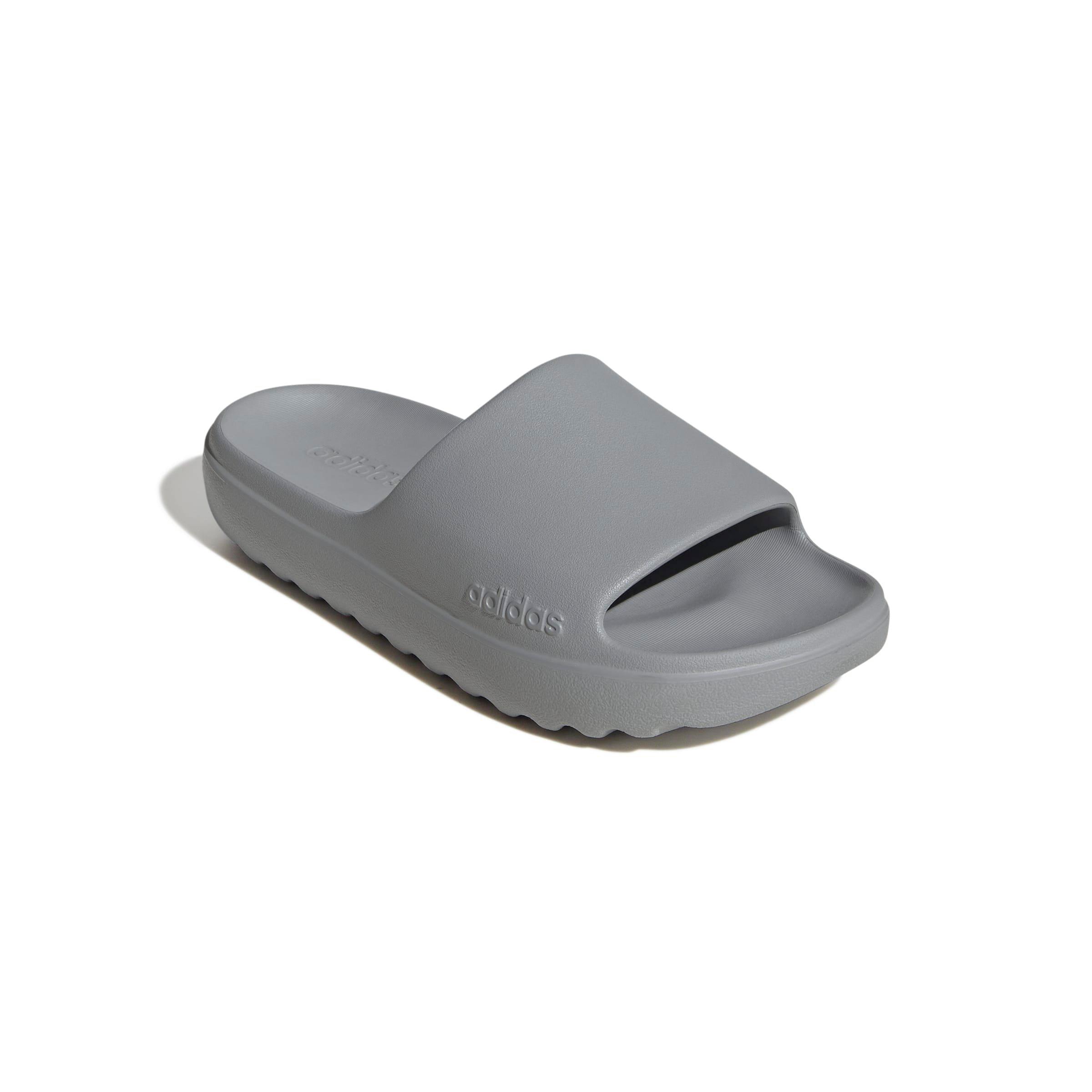 adidas Adilette Lumia "Silver Metallic/Silver Metallic/Silver Metallic" Unisex Slide - SILVER/SILVER/SILVER Thumbnail View 3