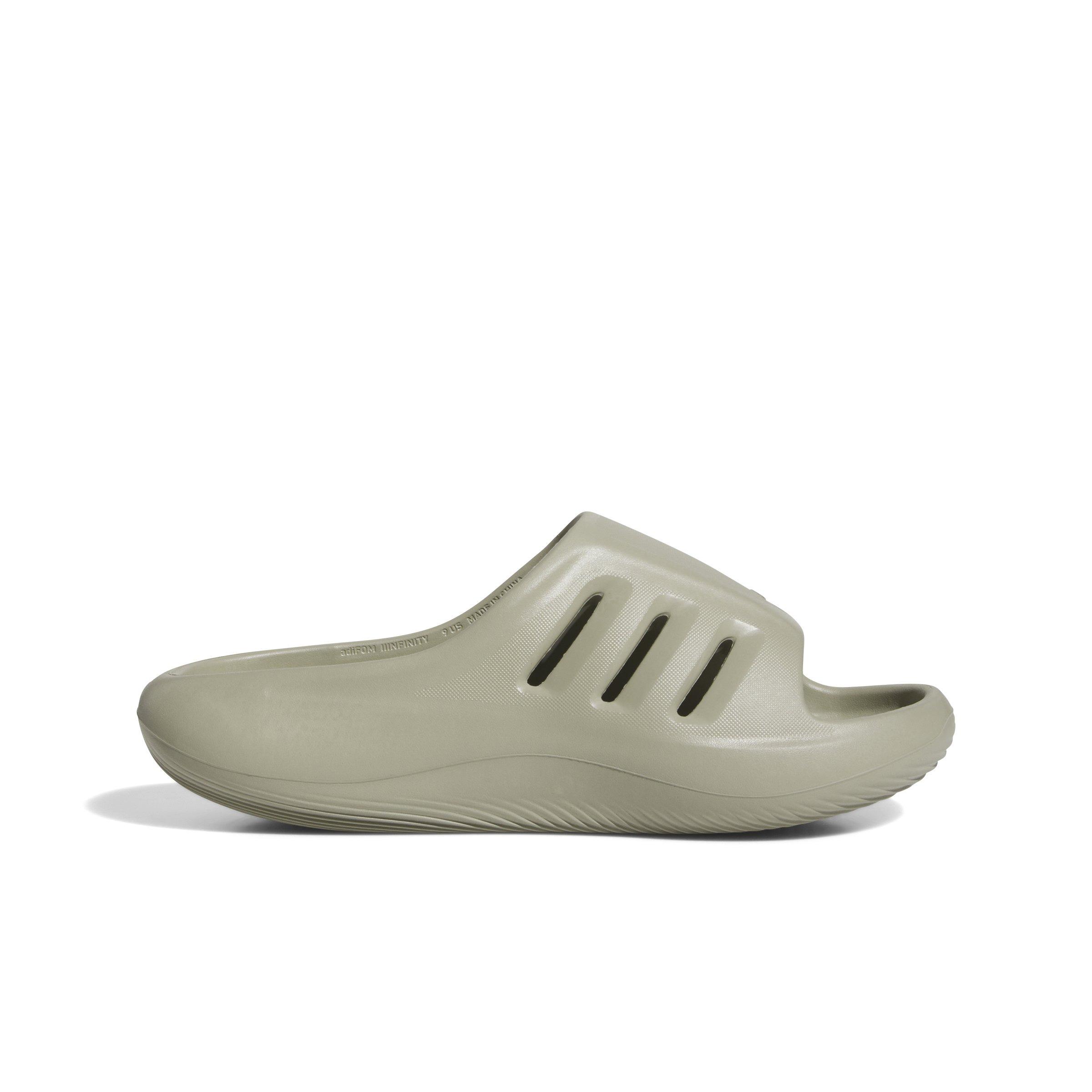 adidas Adifom Iiinfinity "Silver Pebble/Silver Pebble/Silver Pebble" Unisex Slide - SILVER/SILVER/SILVER Thumbnail View 1