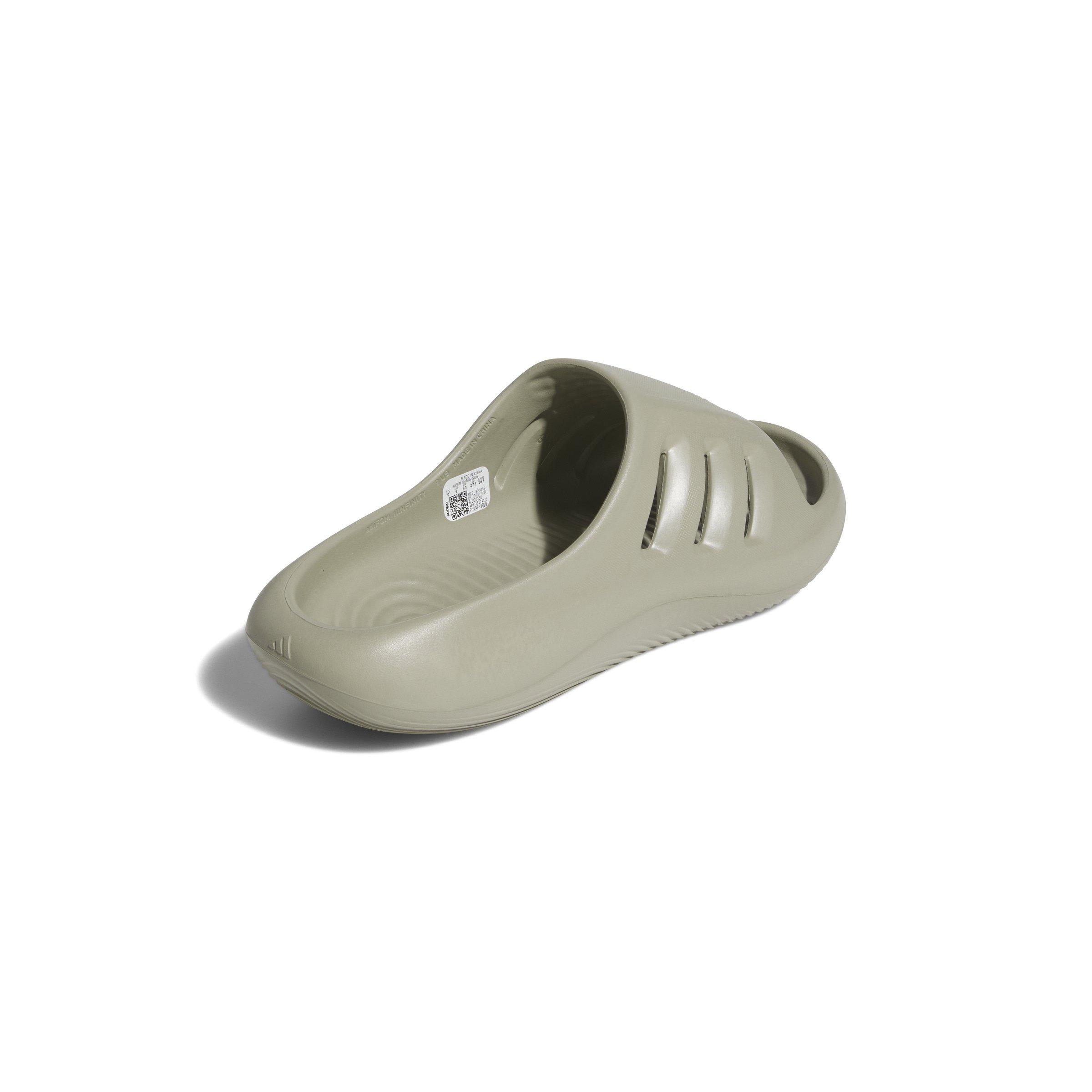 adidas Adifom Iiinfinity "Silver Pebble/Silver Pebble/Silver Pebble" Unisex Slide - SILVER/SILVER/SILVER Thumbnail View 4