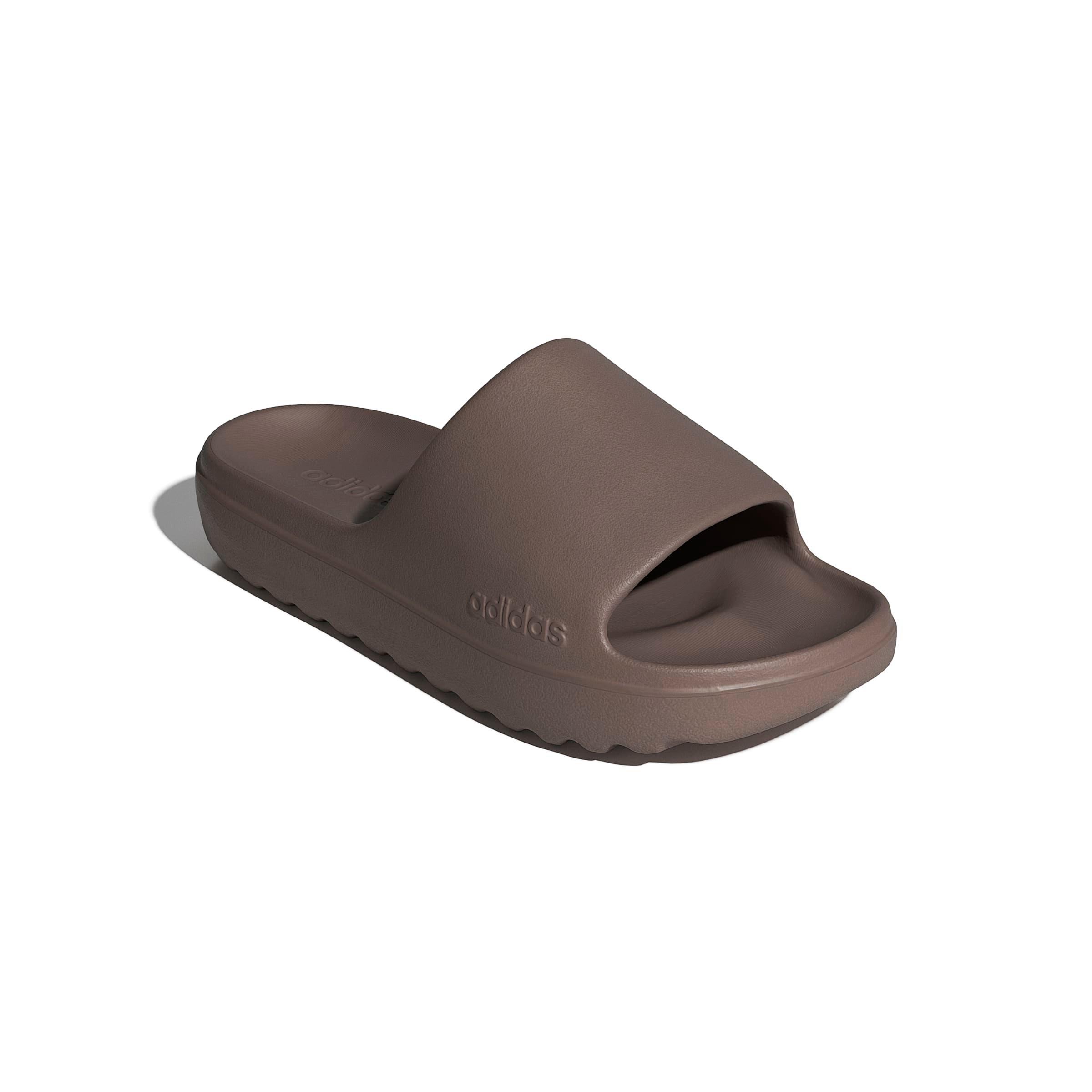 adidas Adilette Lumia "Trace Brown/Trace Brown/Trace Brown" Unisex Slide - BROWN/BROWN/BROWN Thumbnail View 3