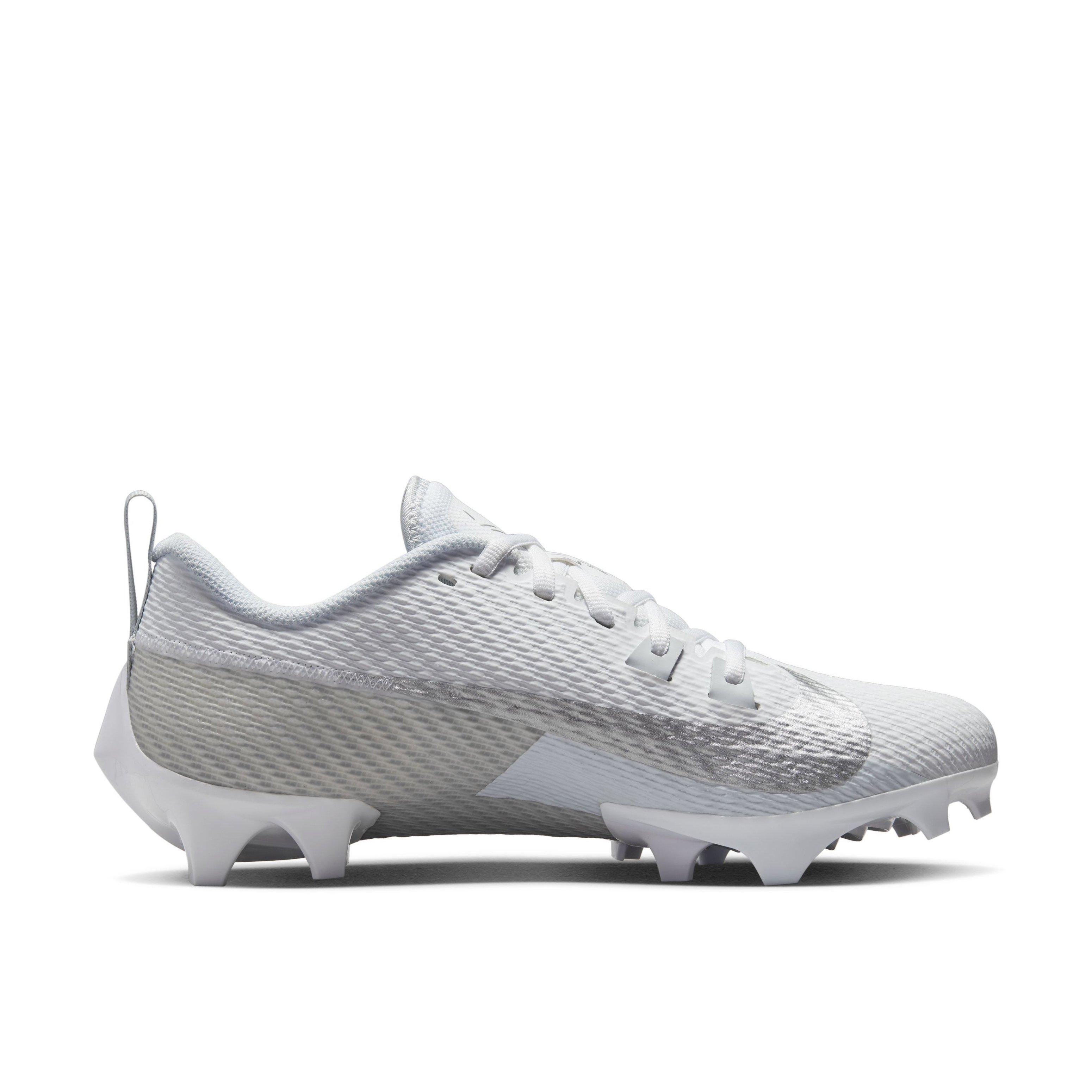 White and silver outlet football cleats