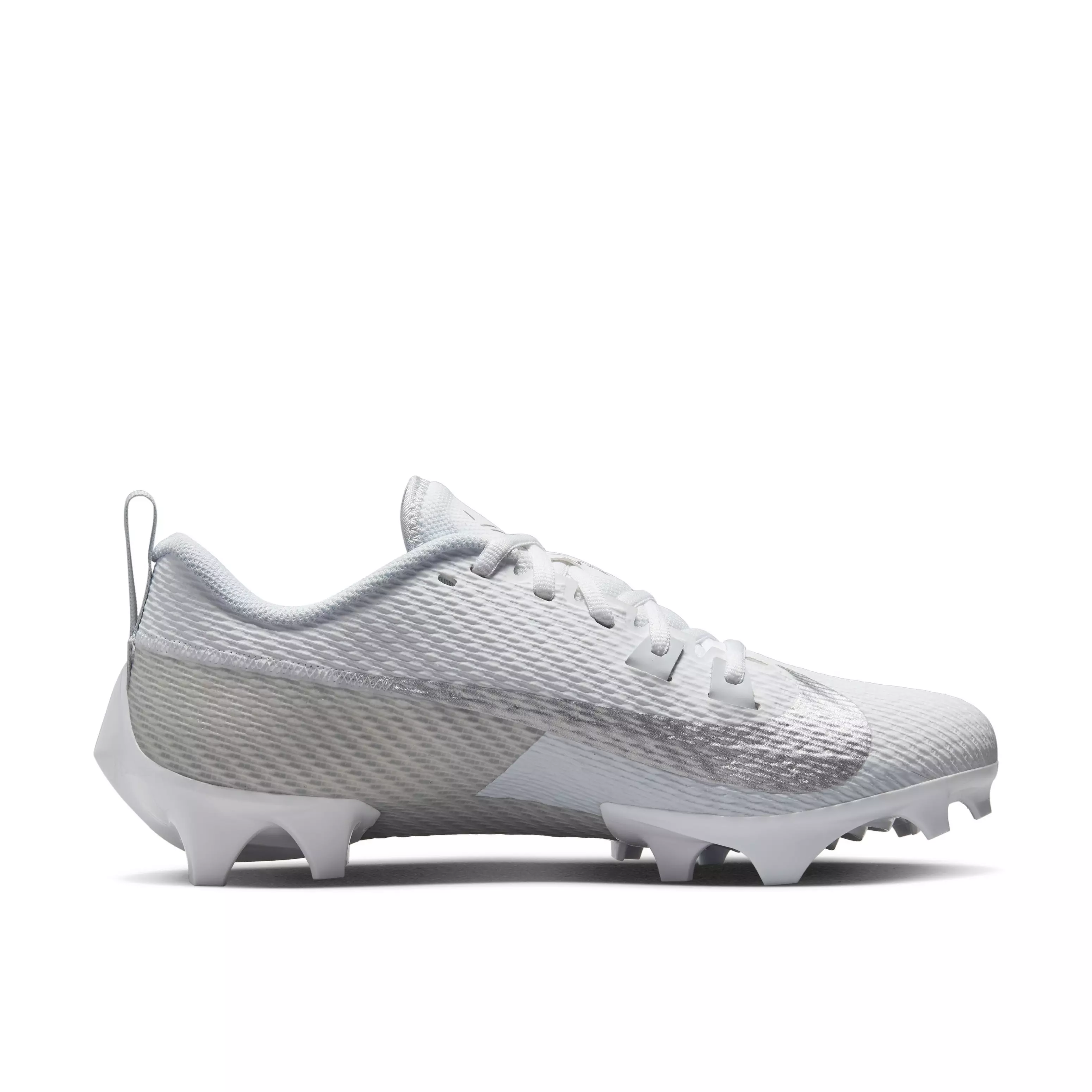 Nike Vapor Edge Speed 360 2 "White/Metallic Silver/Pure Platinum" Men's Football Cleat - WHITE/SILVER/PLATINUM