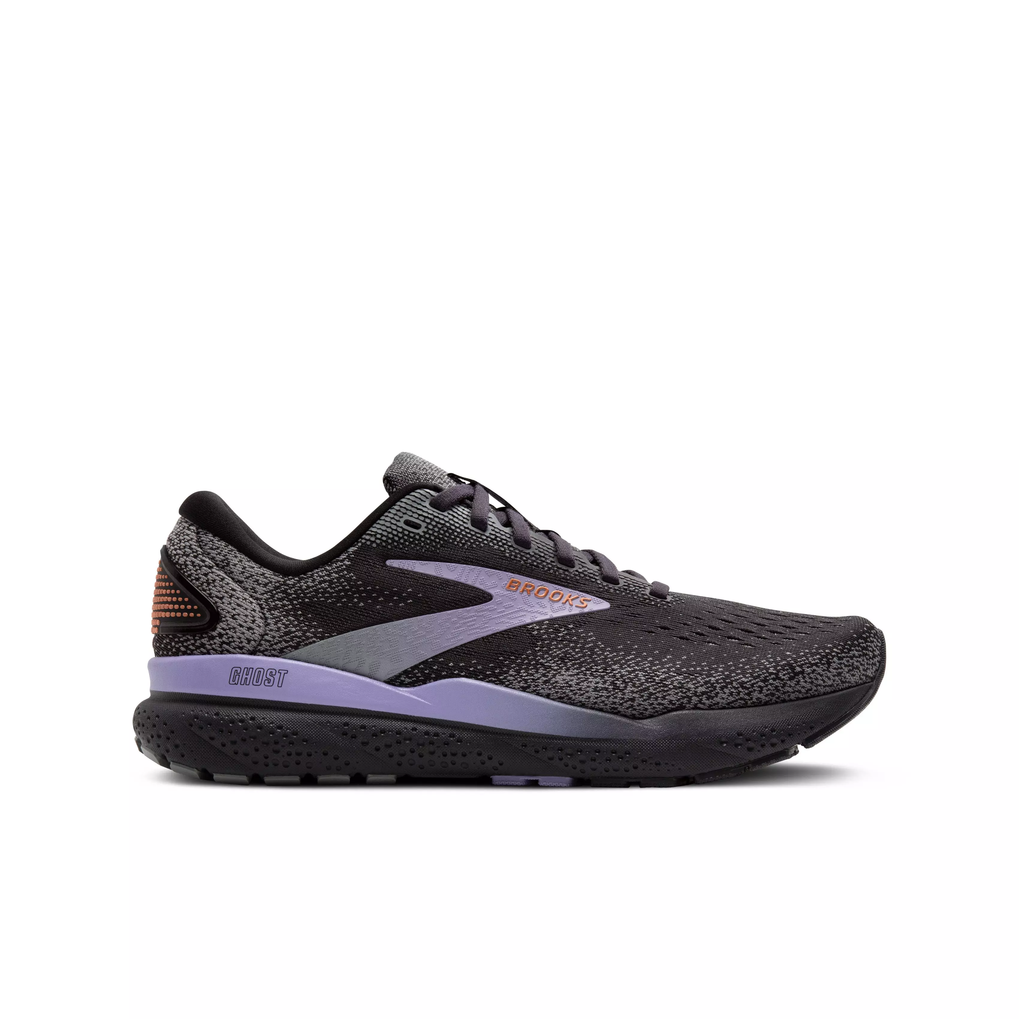 Brooks Ghost 16 "Ebony/Lavender/Copper" Women's Running Shoe - EBONY/LAVENDER/COPPER
