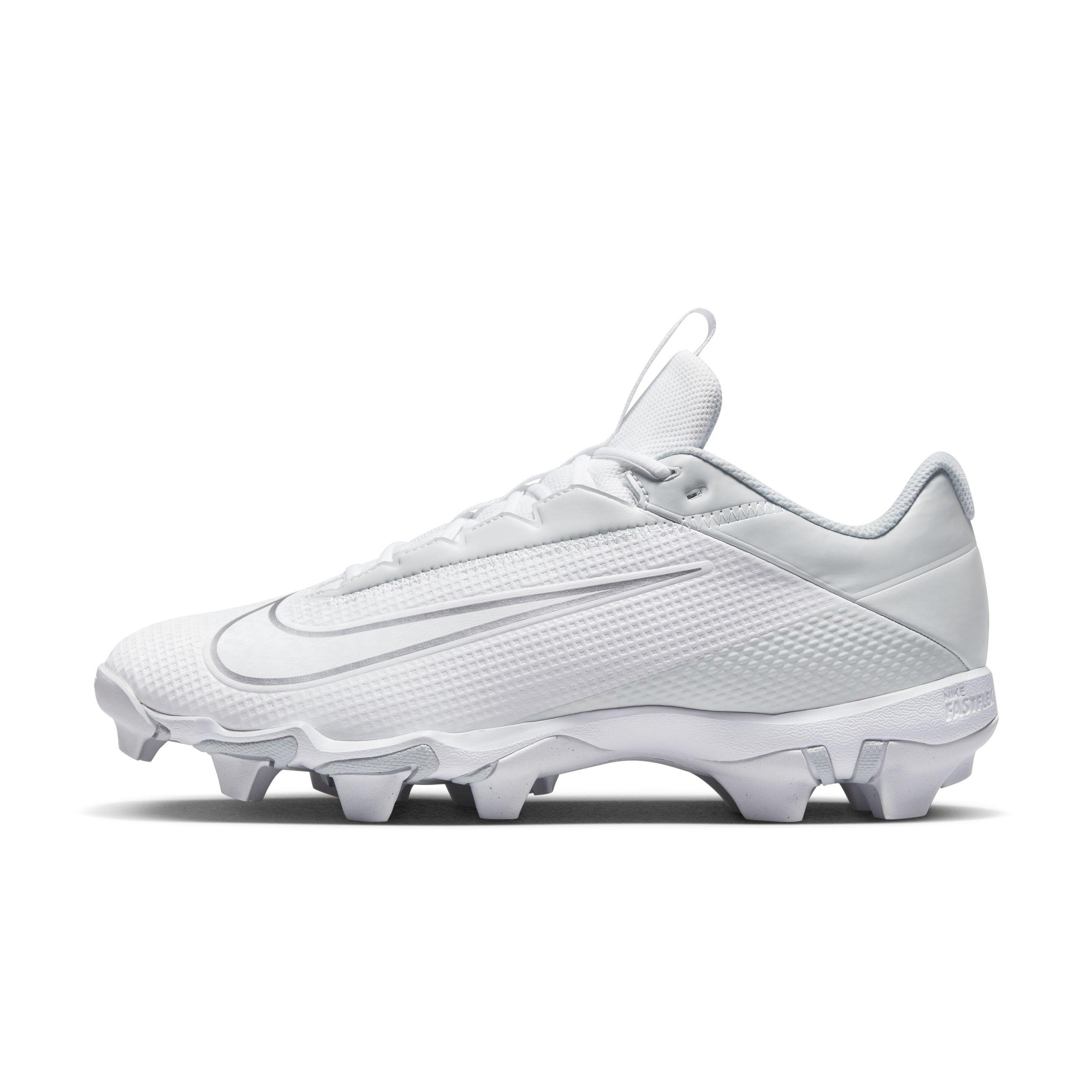 Nike Vapor Edge Shark 2 "White/Metallic Silver/Pure Platinum" Men's Football Cleat - WHITE/SILVER/PLATINUM Thumbnail View 2