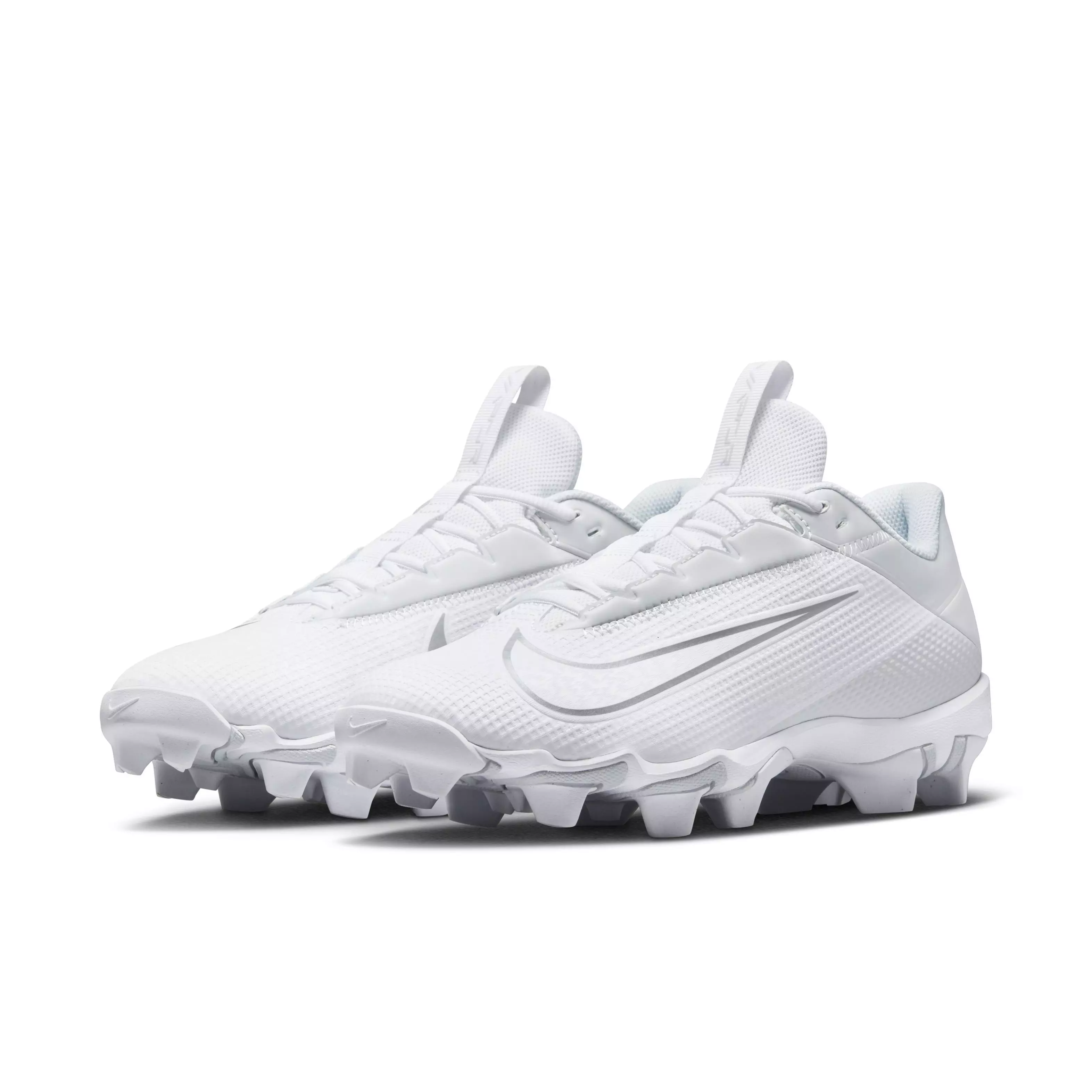 Nike Vapor Edge Shark 2 "White/Metallic Silver/Pure Platinum" Men's Football Cleat - WHITE/SILVER/PLATINUM