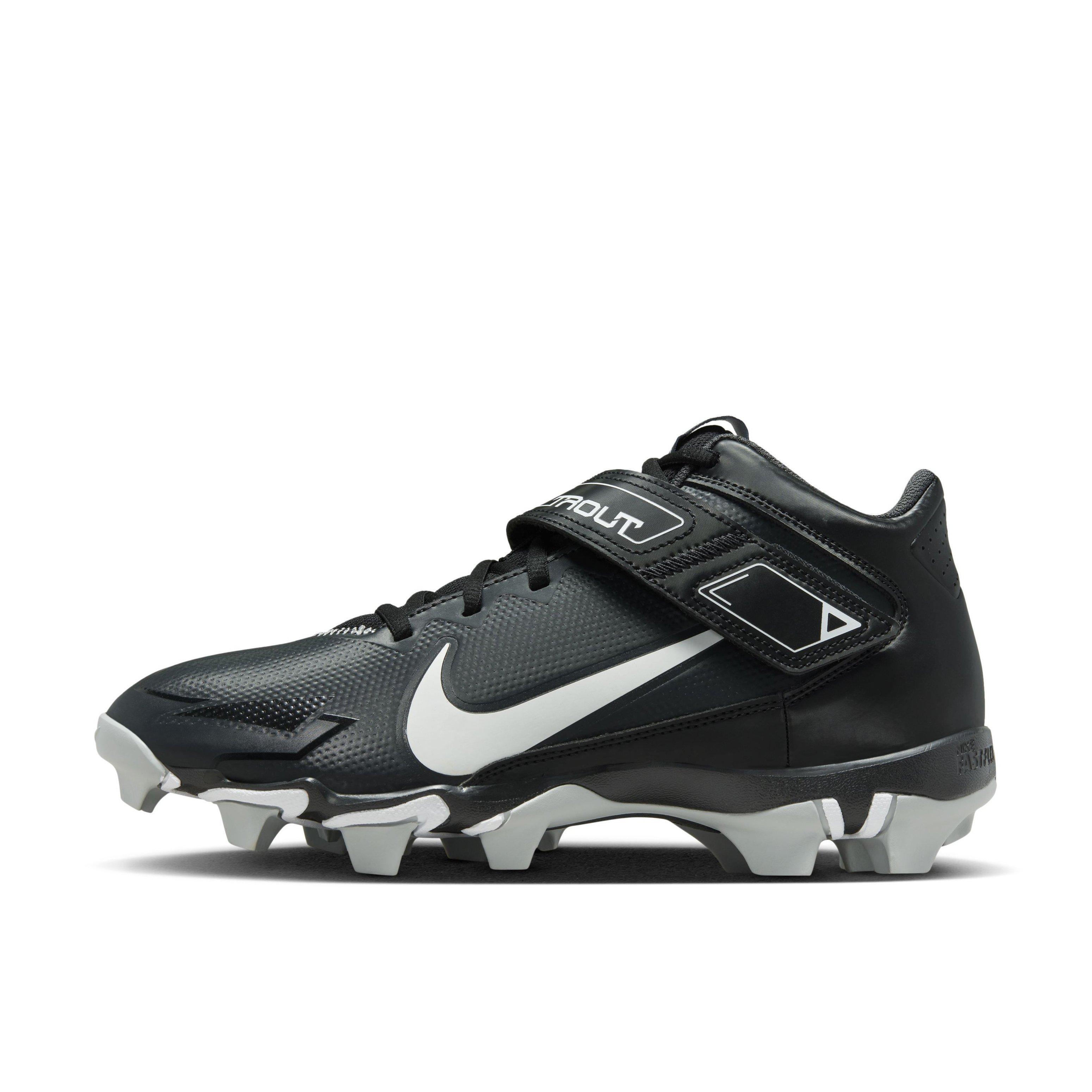 Nike Force Trout 8 Keystone "Black/White/Dark Smoke Grey/Light Grey" Men's Baseball Cleat