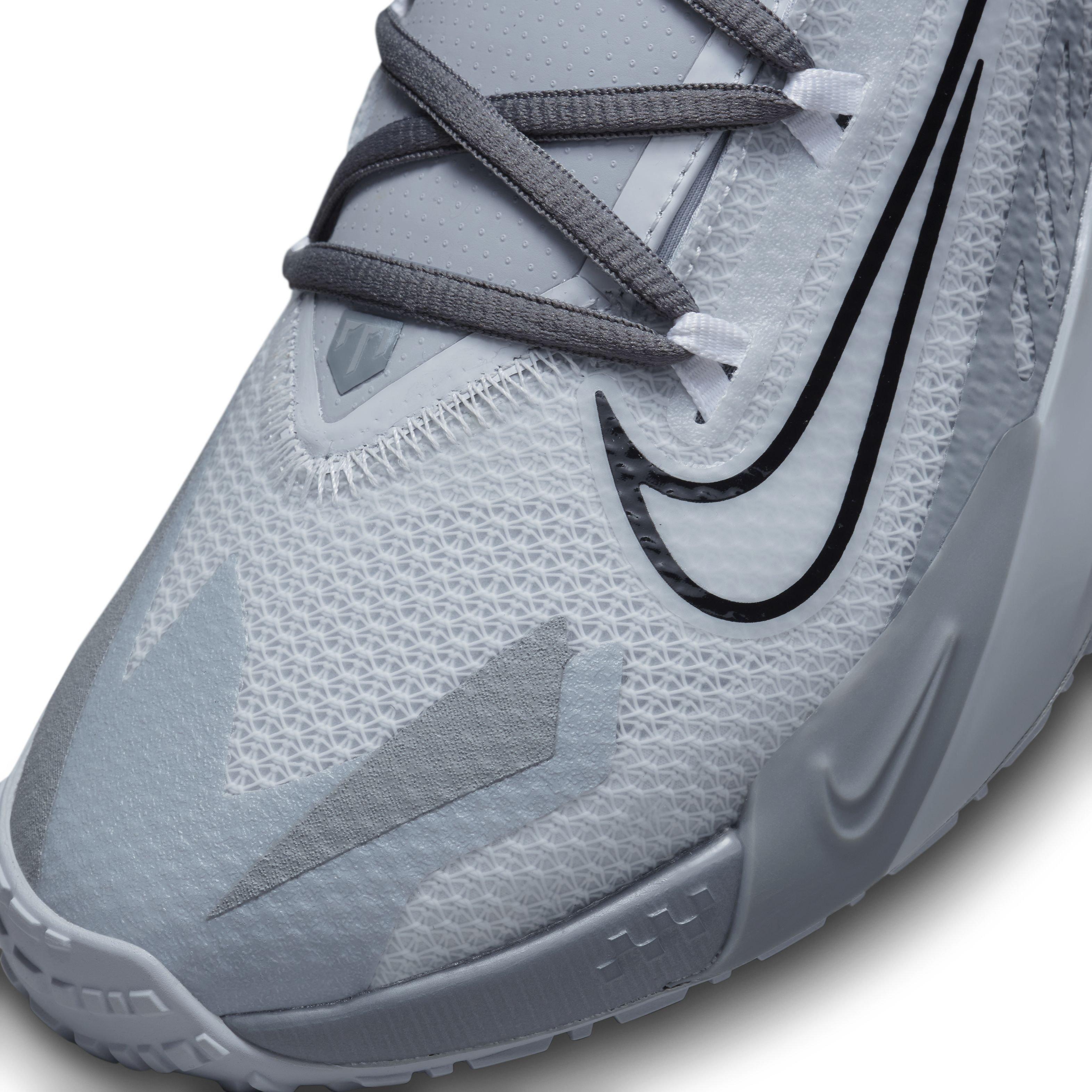 Nike Force Zoom Trout 8 Turf "Cool Grey/Black/Wolf Grey/Pre Platinum" Men's Baseball Shoe - GREY/BLACK/GREY/PLATINUM Thumbnail View 7