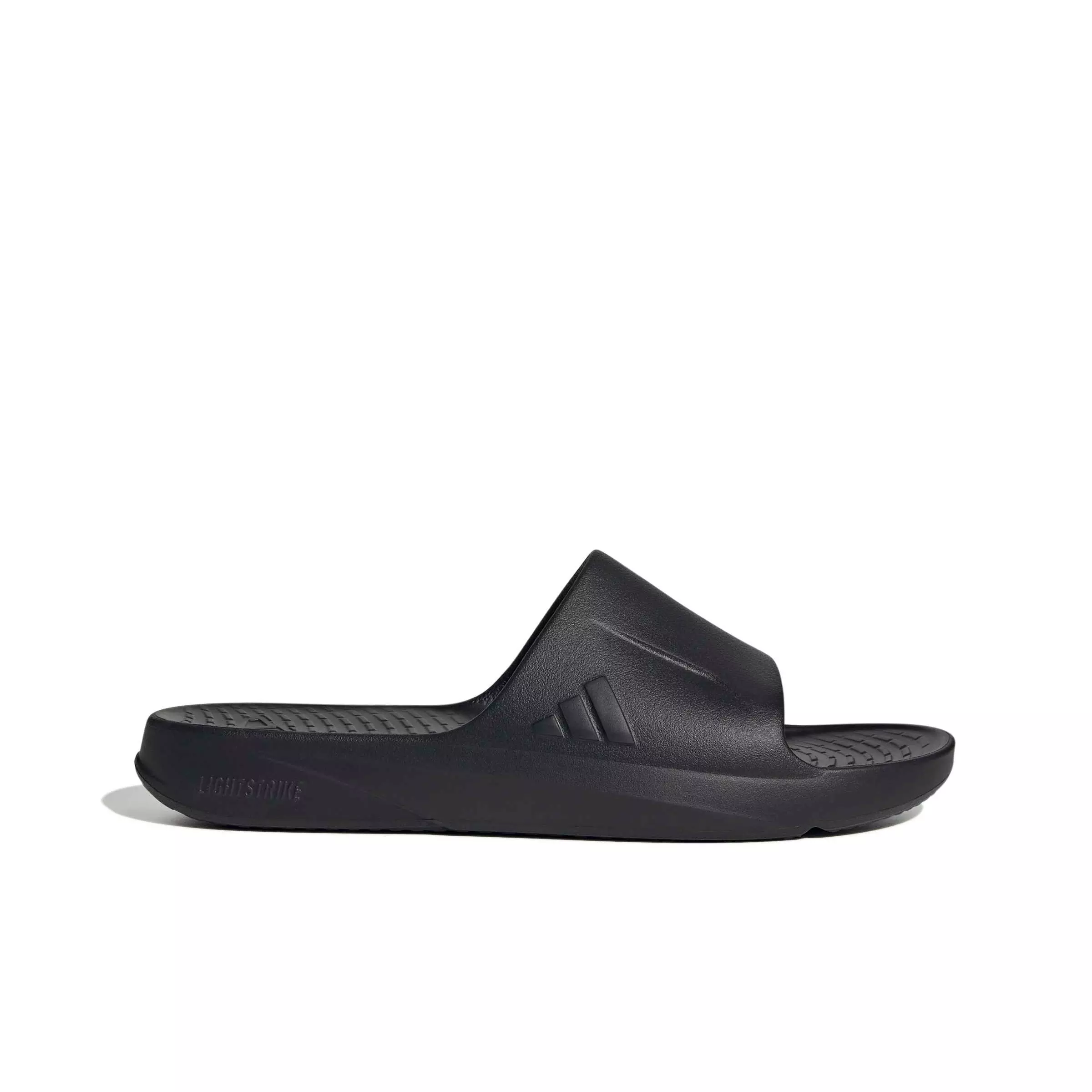 adidas Lightshift "Core Black/Core Black/Core Black" Men's Slide - BLACK/BLACK/BLACK