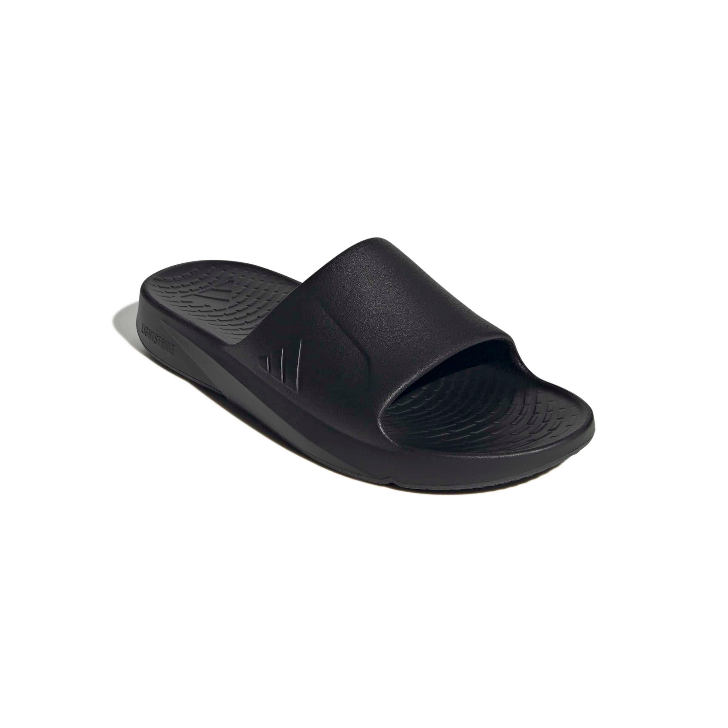 adidas Lightshift "Core Black/Core Black/Core Black" Men's Slide - BLACK/BLACK/BLACK Thumbnail View 3