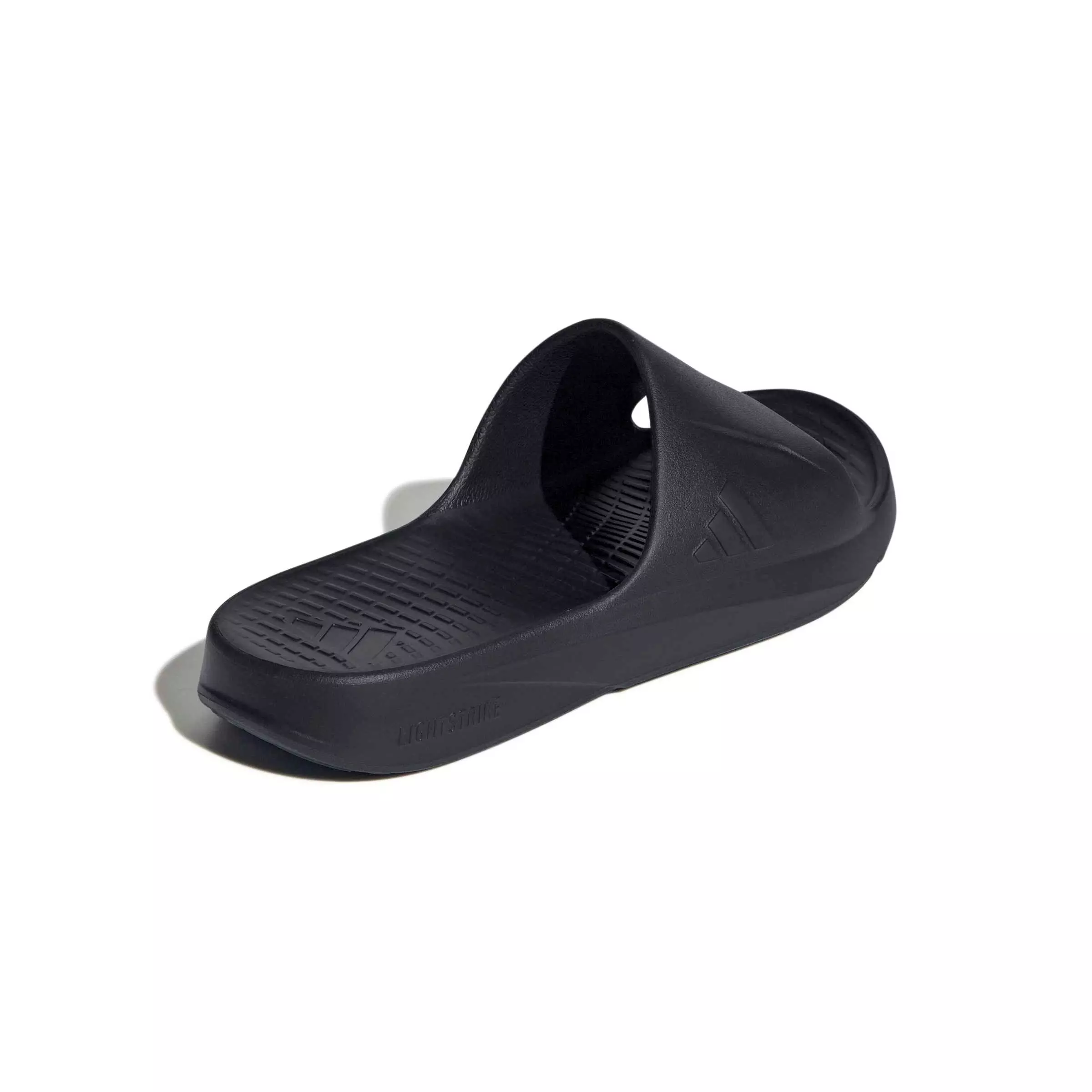 adidas Lightshift "Core Black/Core Black/Core Black" Men's Slide - BLACK/BLACK/BLACK