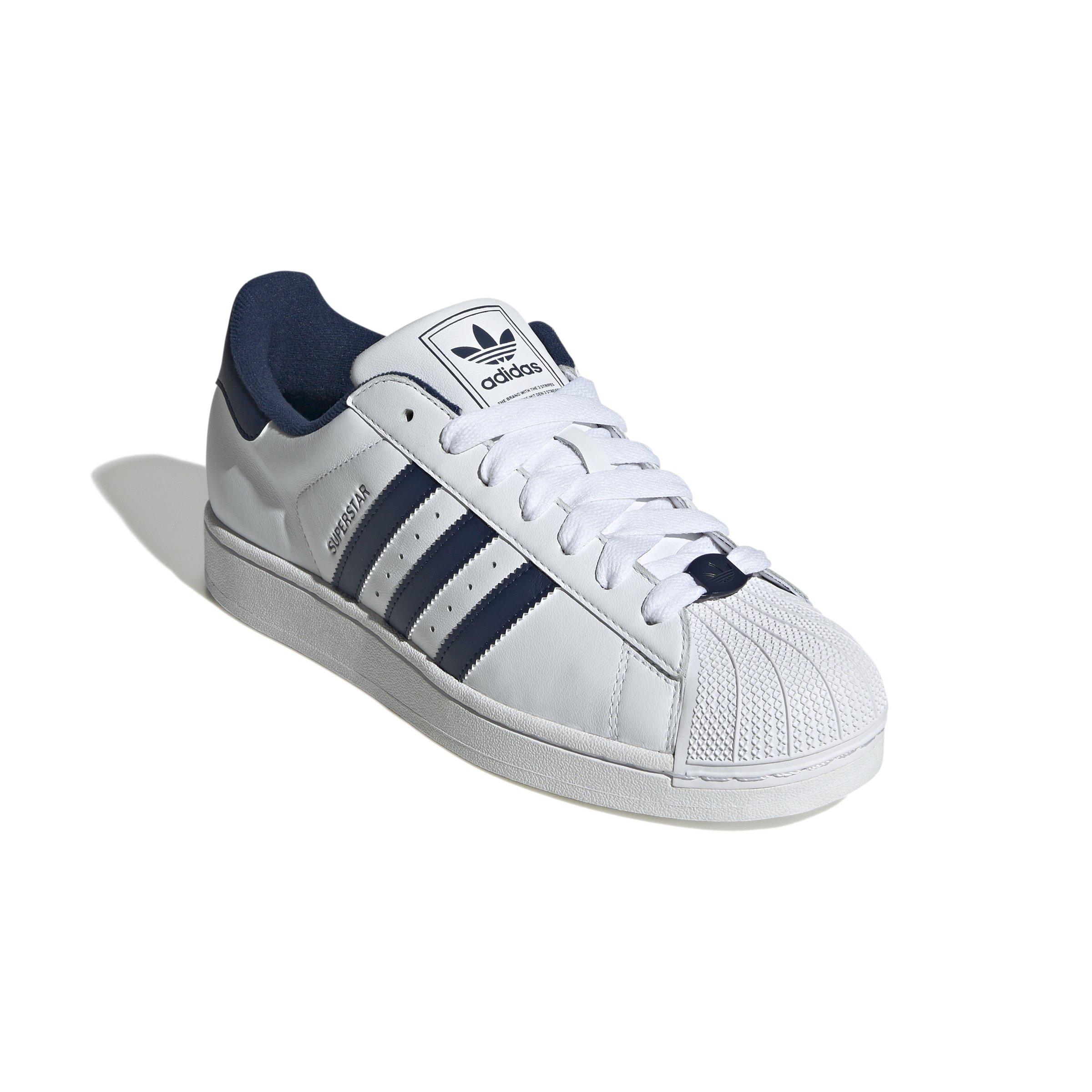 adidas Originals Superstar II "Ftwr White/Night Indigo/Ftwr White" Unisex Shoe - WHITE/INDIGO/WHITE Thumbnail View 3
