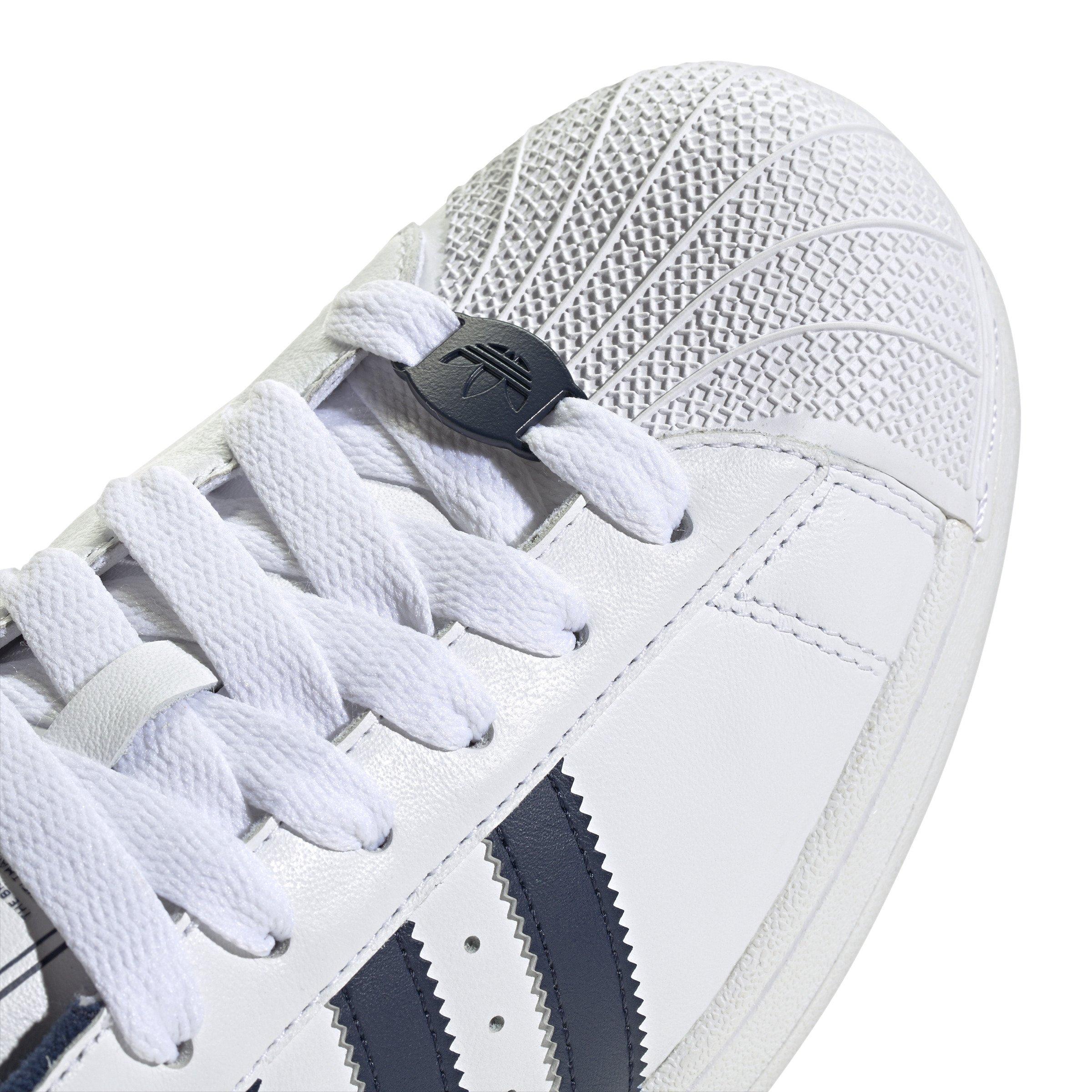 adidas Originals Superstar II "Ftwr White/Night Indigo/Ftwr White" Unisex Shoe - WHITE/INDIGO/WHITE Thumbnail View 7