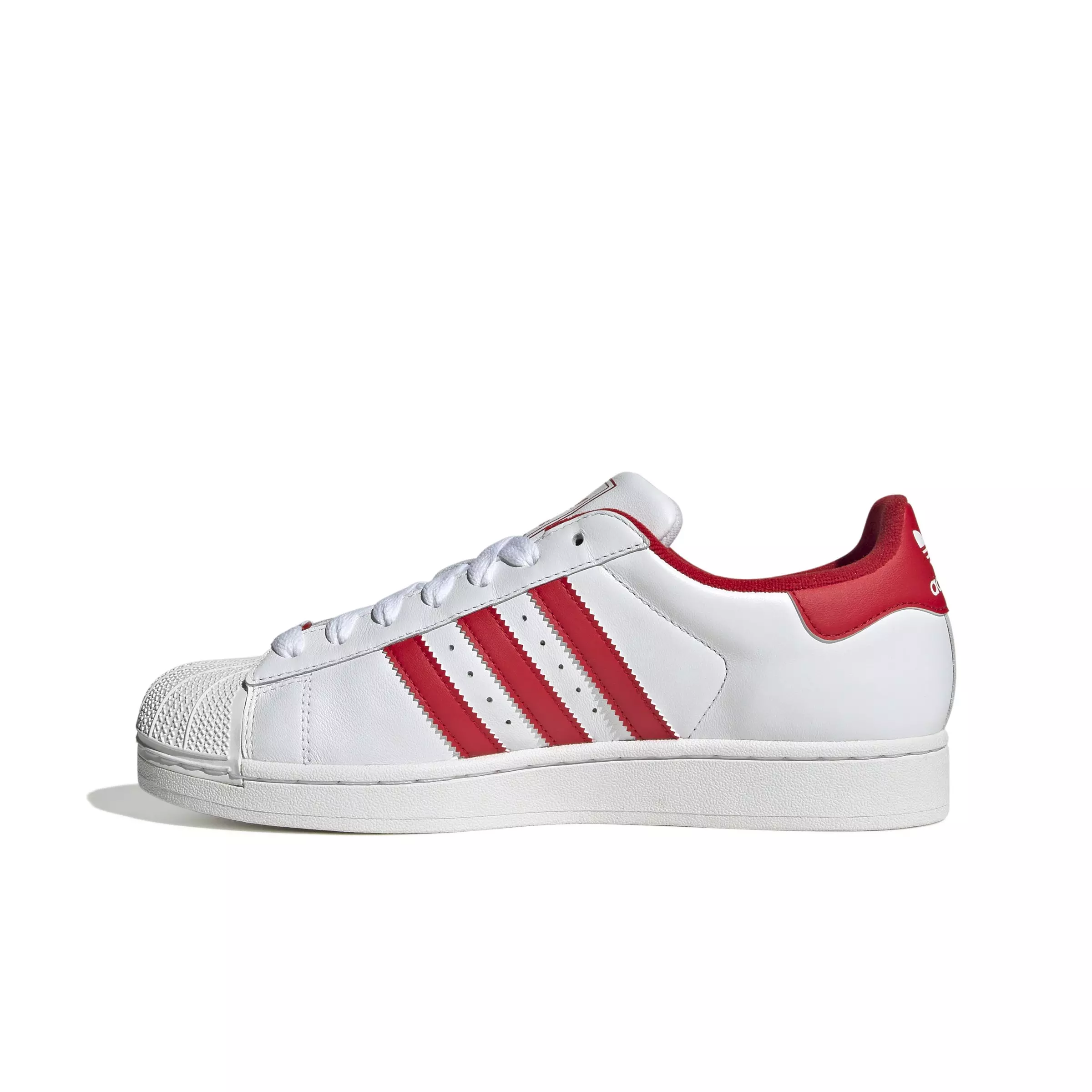 adidas Originals Superstar II "Ftwr White/Red/Ftwr White" Unisex Shoe - WHITE/RED/WHITE