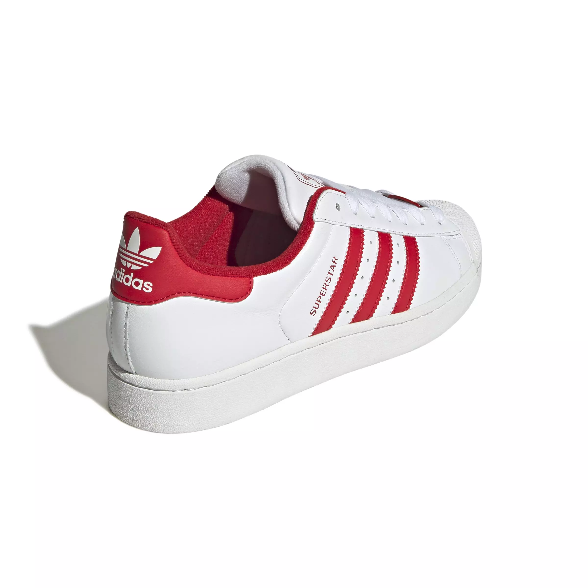 adidas Originals Superstar II "Ftwr White/Red/Ftwr White" Unisex Shoe - WHITE/RED/WHITE