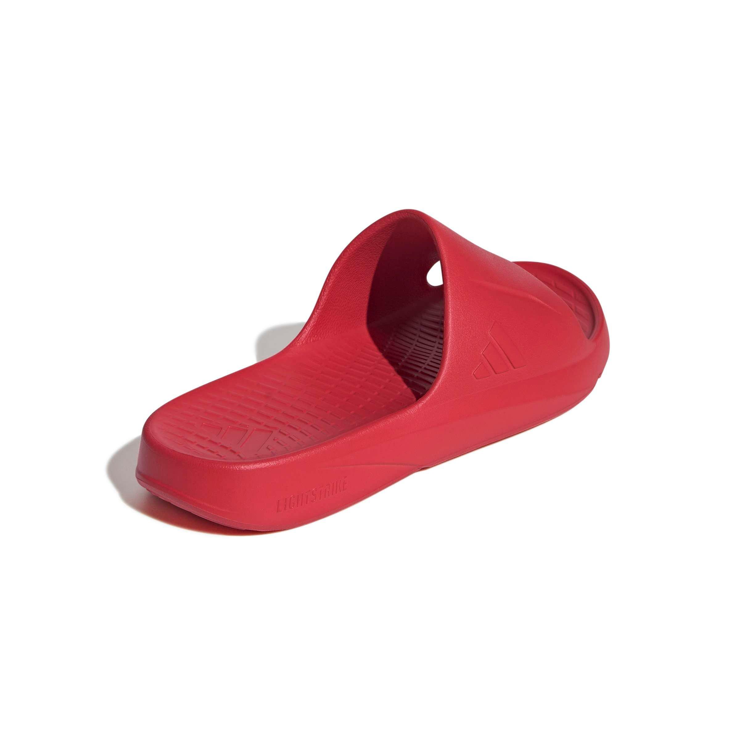 adidas Lightshift "Better Scarlet/Better Scarlet/Better Scarlet" Men's Slide - SCARLET/SCARLET/SCARLET Thumbnail View 4