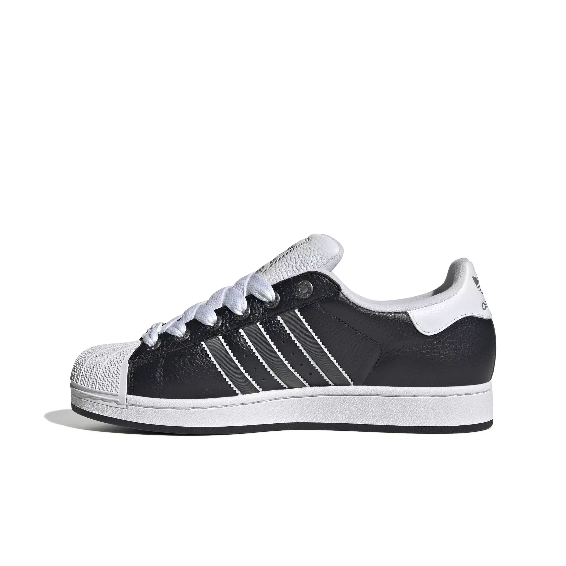 adidas Originals Superstar II "Core Black/Matte Silver/Ftwr White" Unisex Shoe - BLACK/SILVER/WHITE