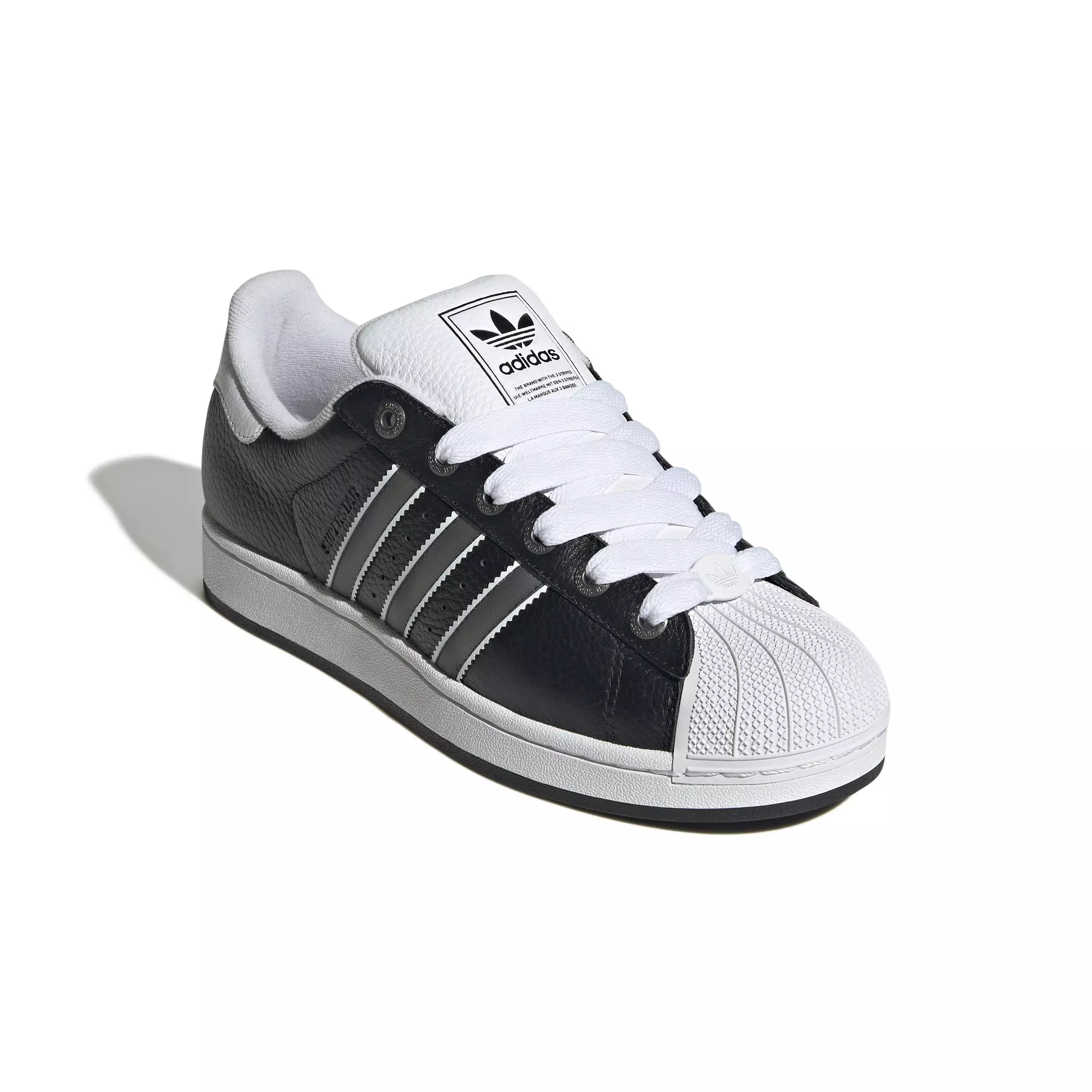 adidas Originals Superstar II "Core Black/Matte Silver/Ftwr White" Unisex Shoe - BLACK/SILVER/WHITE