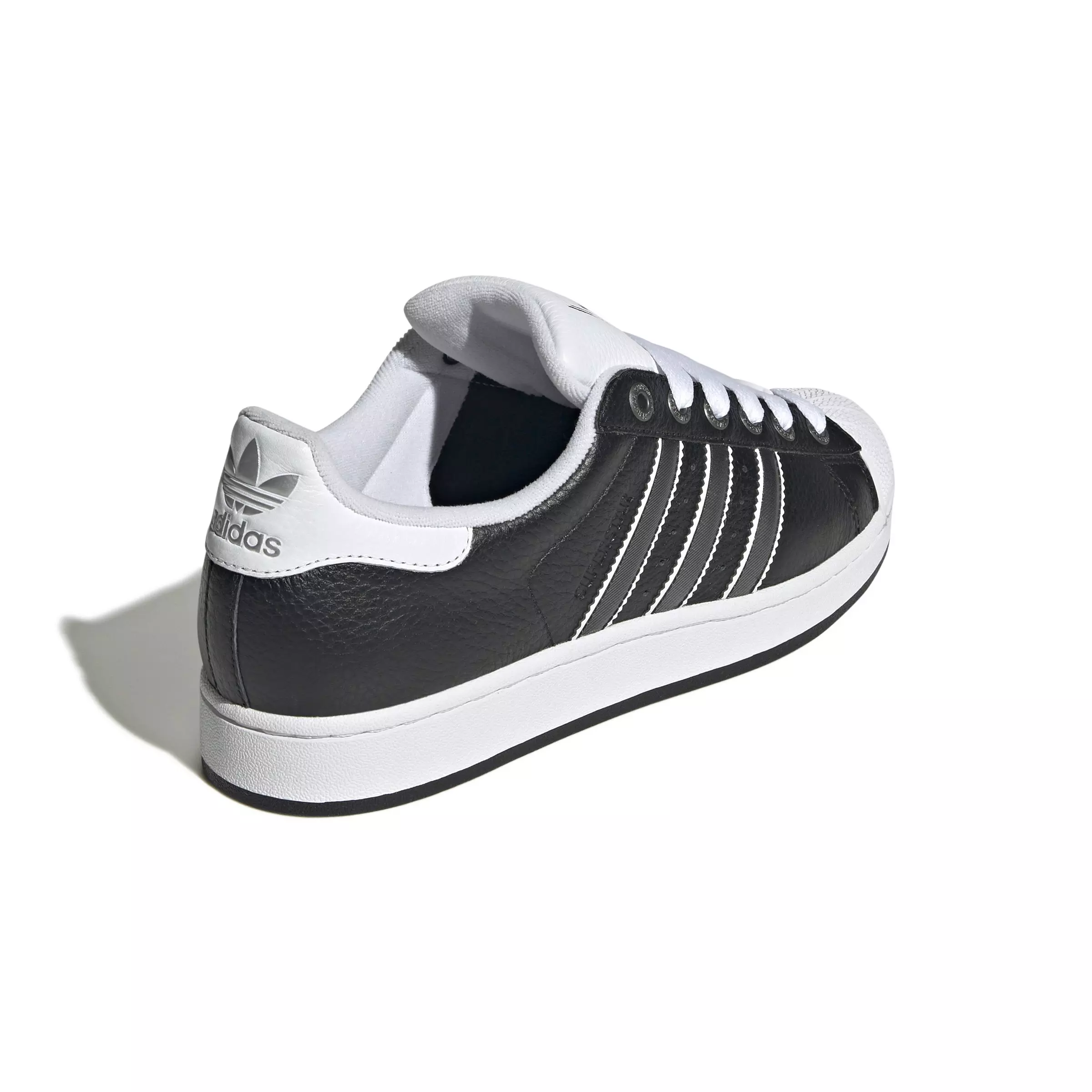 adidas Originals Superstar II "Core Black/Matte Silver/Ftwr White" Unisex Shoe - BLACK/SILVER/WHITE