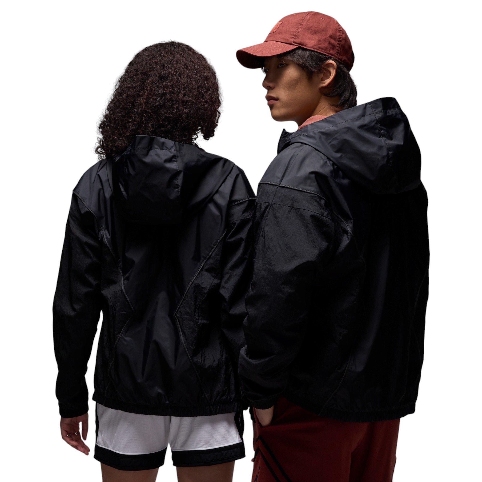 Jordan Men's Brooklyn Hooded Draft Jacket - Black - BLACK
