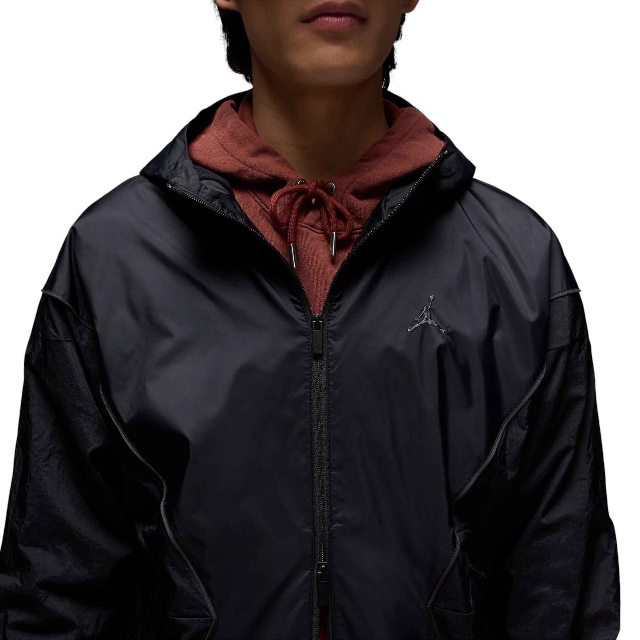 Jordan Men's Brooklyn Hooded Draft Jacket - Black - BLACK