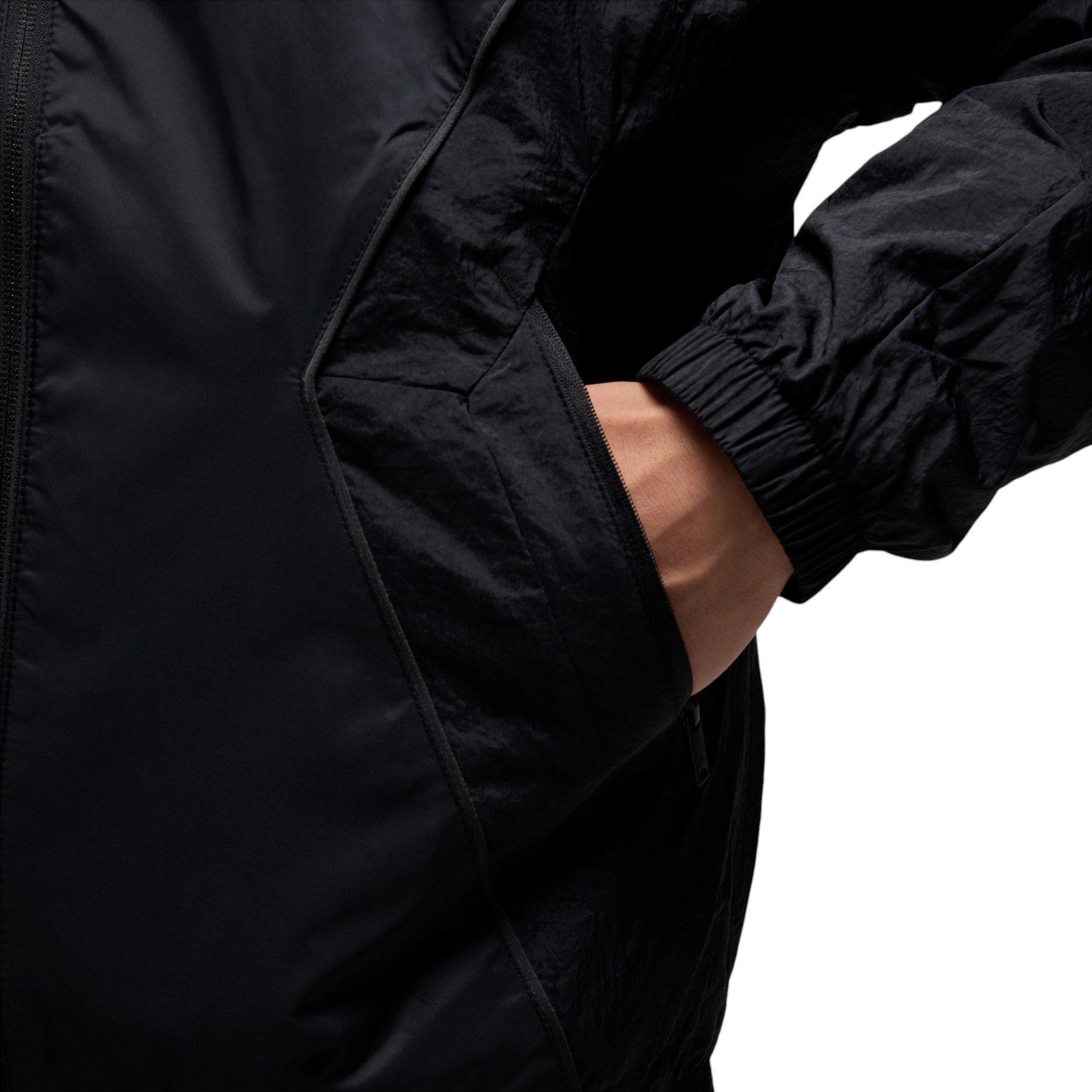 Jordan Men's Brooklyn Hooded Draft Jacket - Black - BLACK