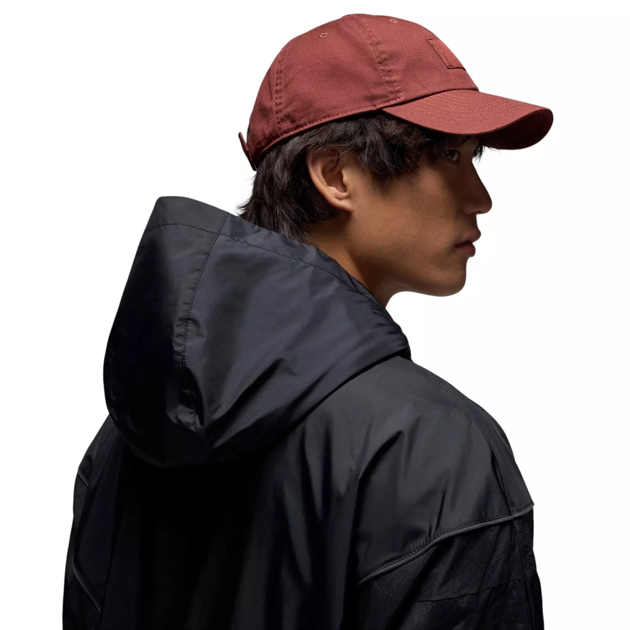 Jordan Men's Brooklyn Hooded Draft Jacket - Black - BLACK