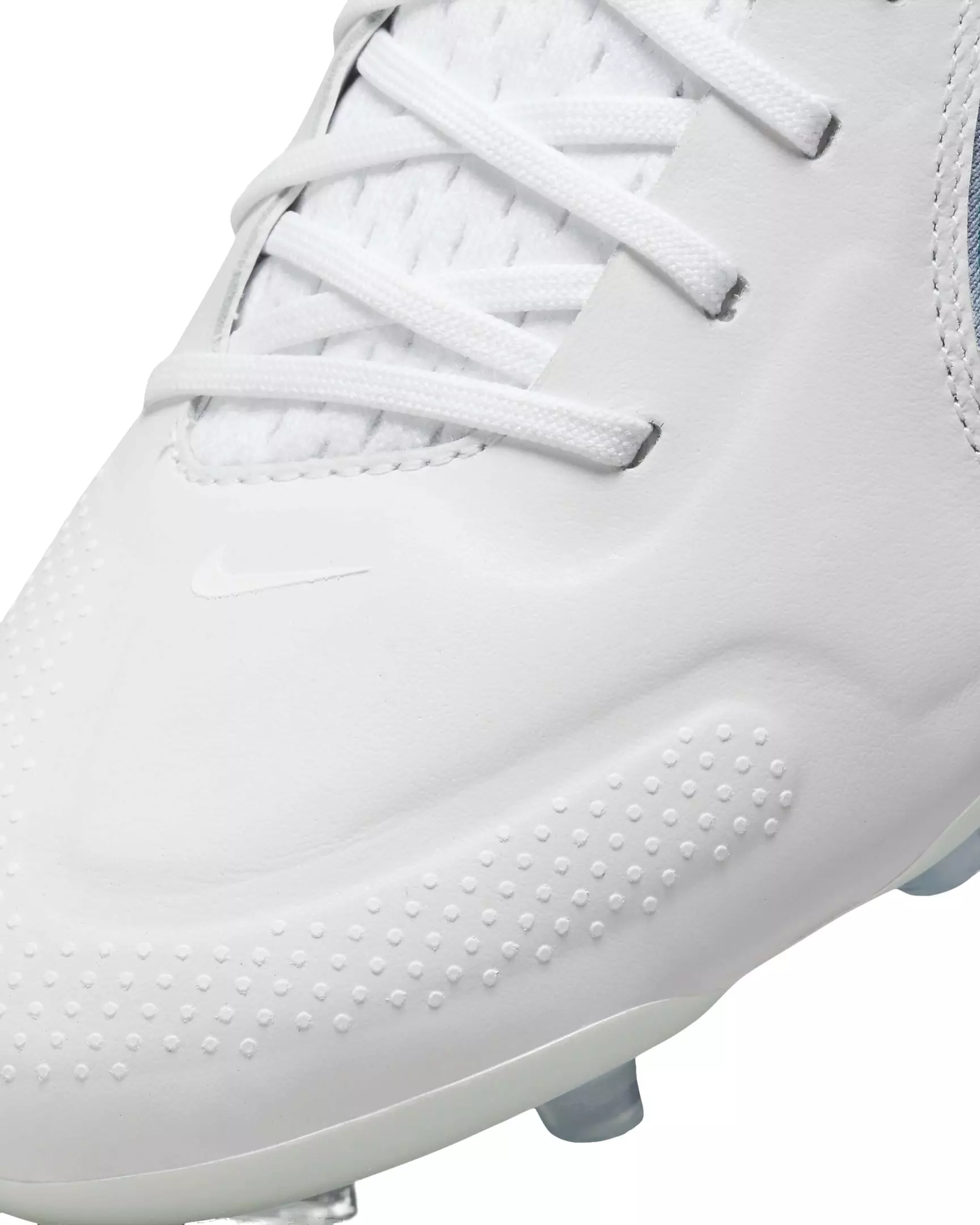 Nike Tiempo Legend 9 Elite FG "White/Black/Baltic Blue/Pink Blast" Men's Soccer Cleat - WHITE/BLACK/BLUE/PINK