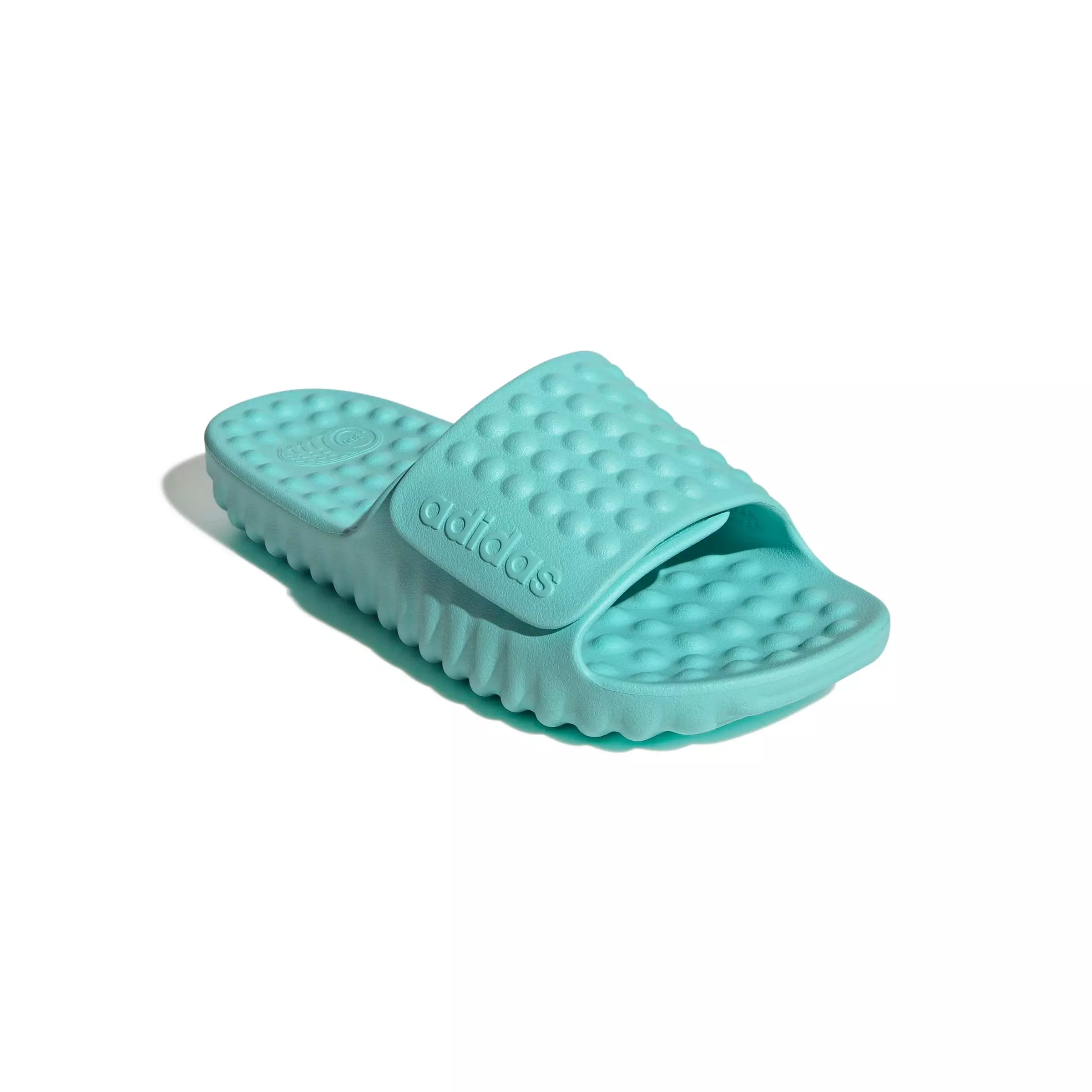 adidas Adissage 360rec "Flash Aqua/Flash Aqua/Flash Aqua" Men's Slide - AQUA/AQUA/AQUA