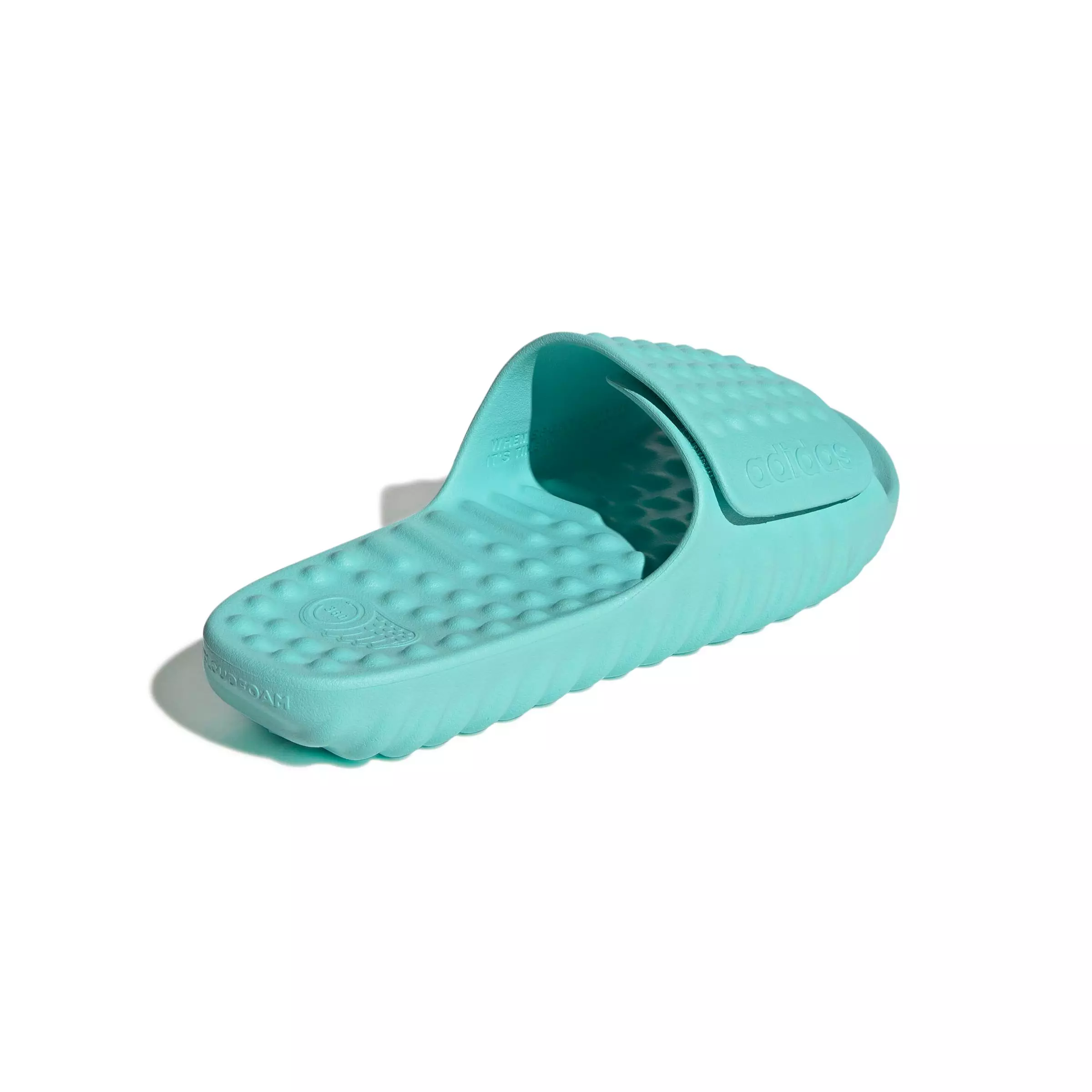 adidas Adissage 360rec "Flash Aqua/Flash Aqua/Flash Aqua" Men's Slide - AQUA/AQUA/AQUA