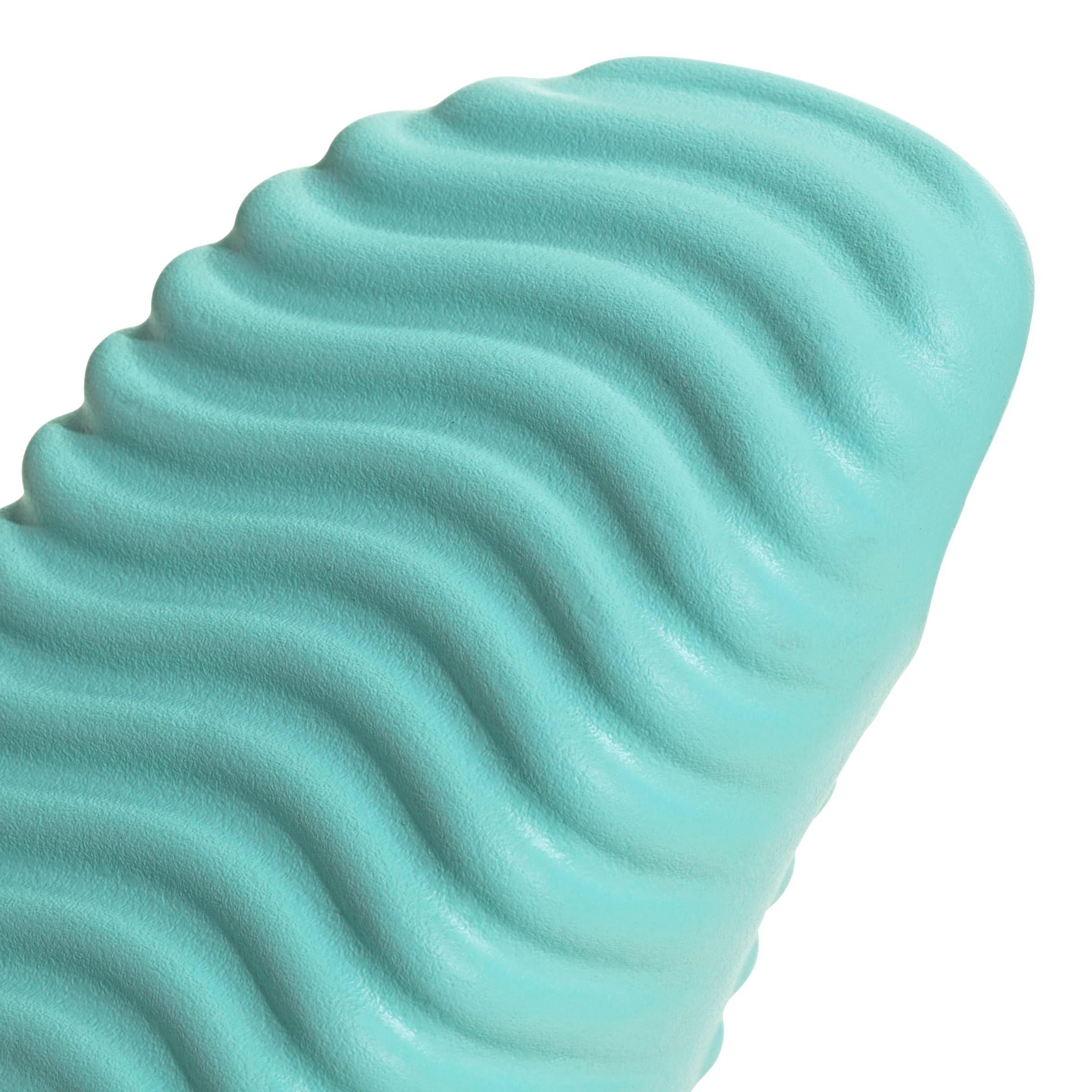 adidas Adissage 360rec "Flash Aqua/Flash Aqua/Flash Aqua" Men's Slide - AQUA/AQUA/AQUA Thumbnail View 8