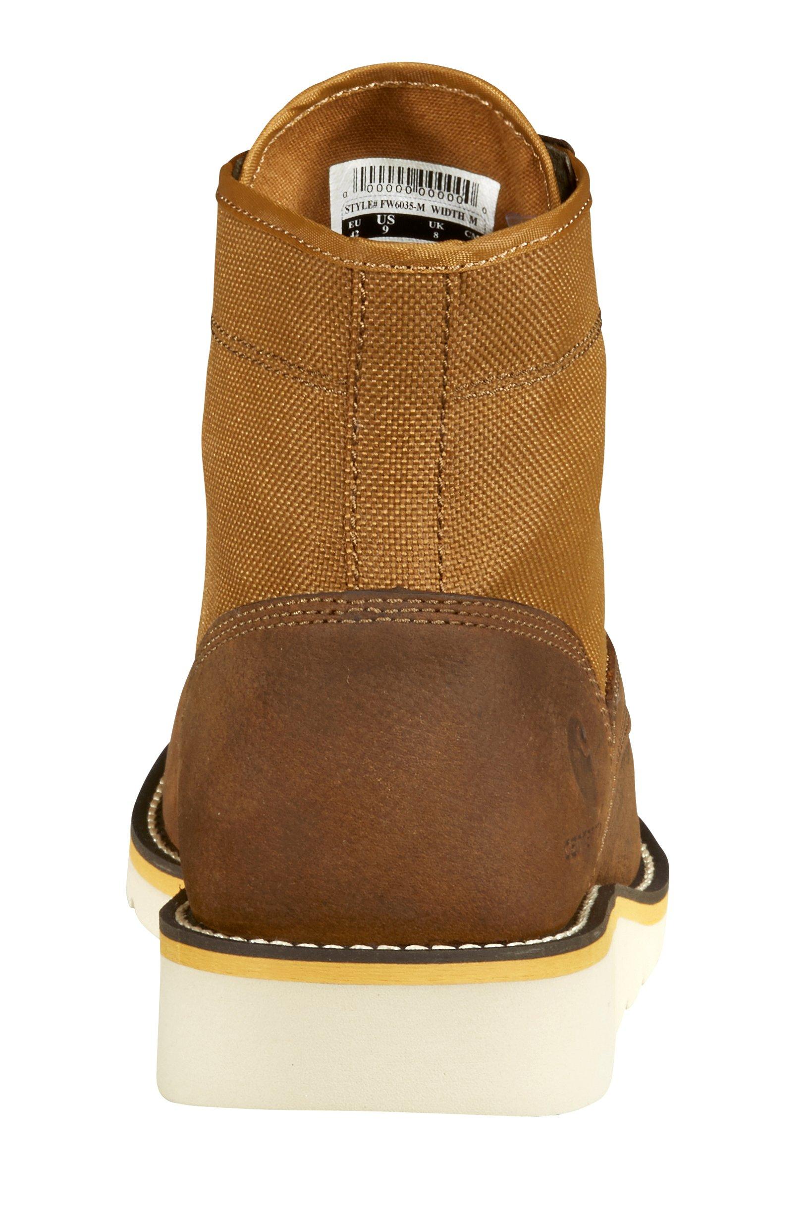 Carhartt 6" Moc Toe "Brown Leather And Nylon" Men's Wedge Boot - BROWN Thumbnail View 7