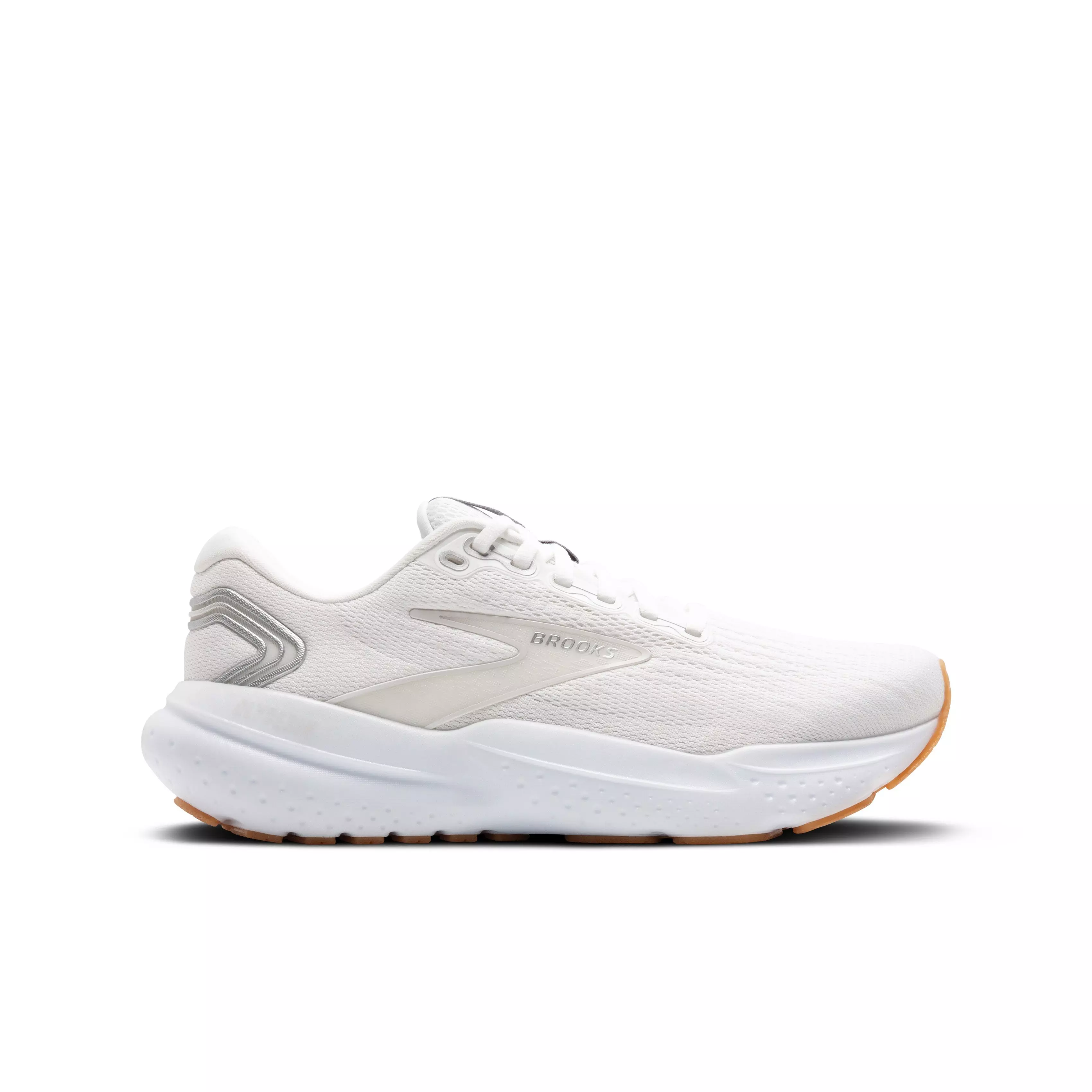 Brooks Glycerin 21 "White/Silver/Biscuit" Women's Running Shoe - WHITE/SILVER/BISCUIT