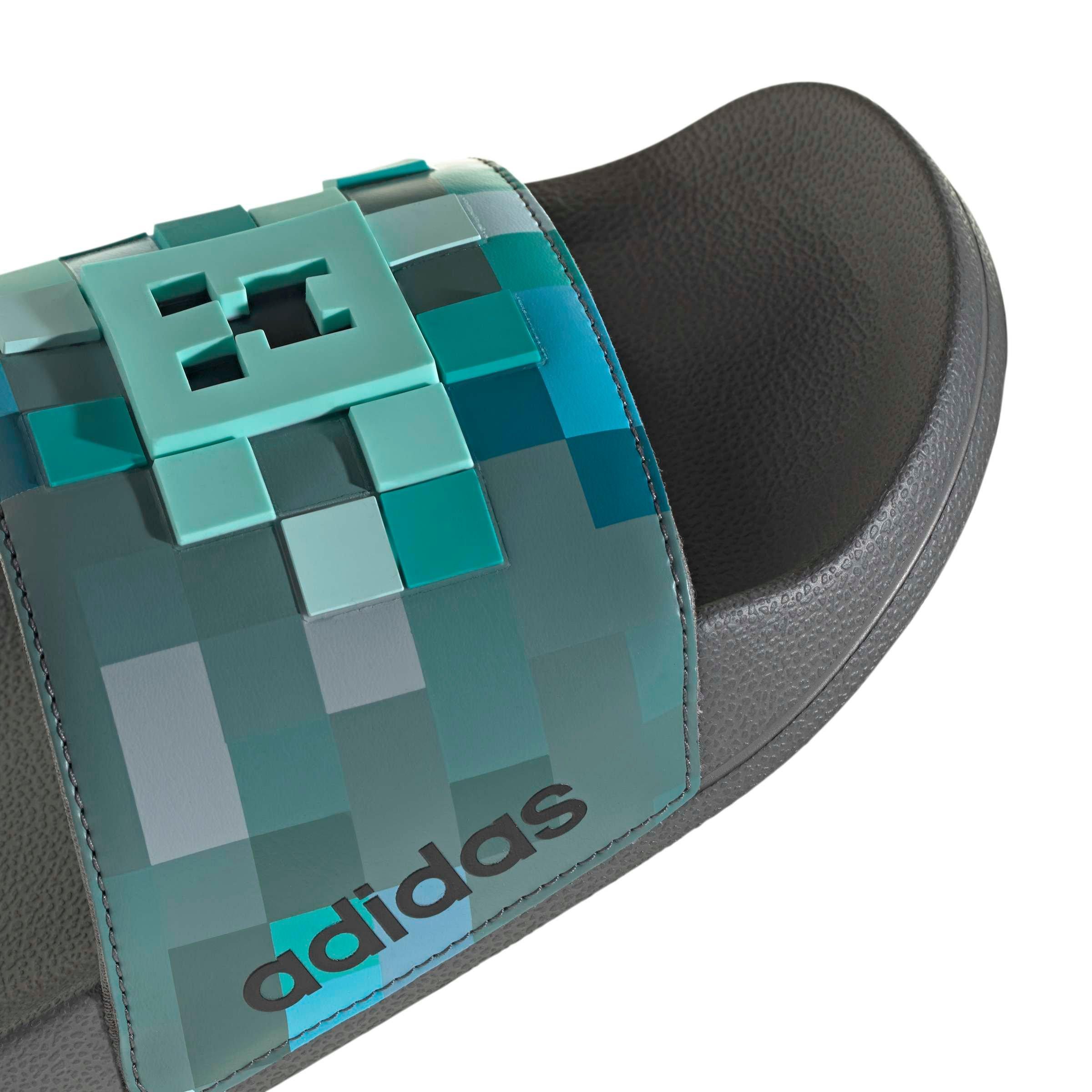 adidas Adilette Shower Minecraft "Grey Four/Grey Four/Grey Four" Men's Slide - GREY/GREY/GREY Thumbnail View 8