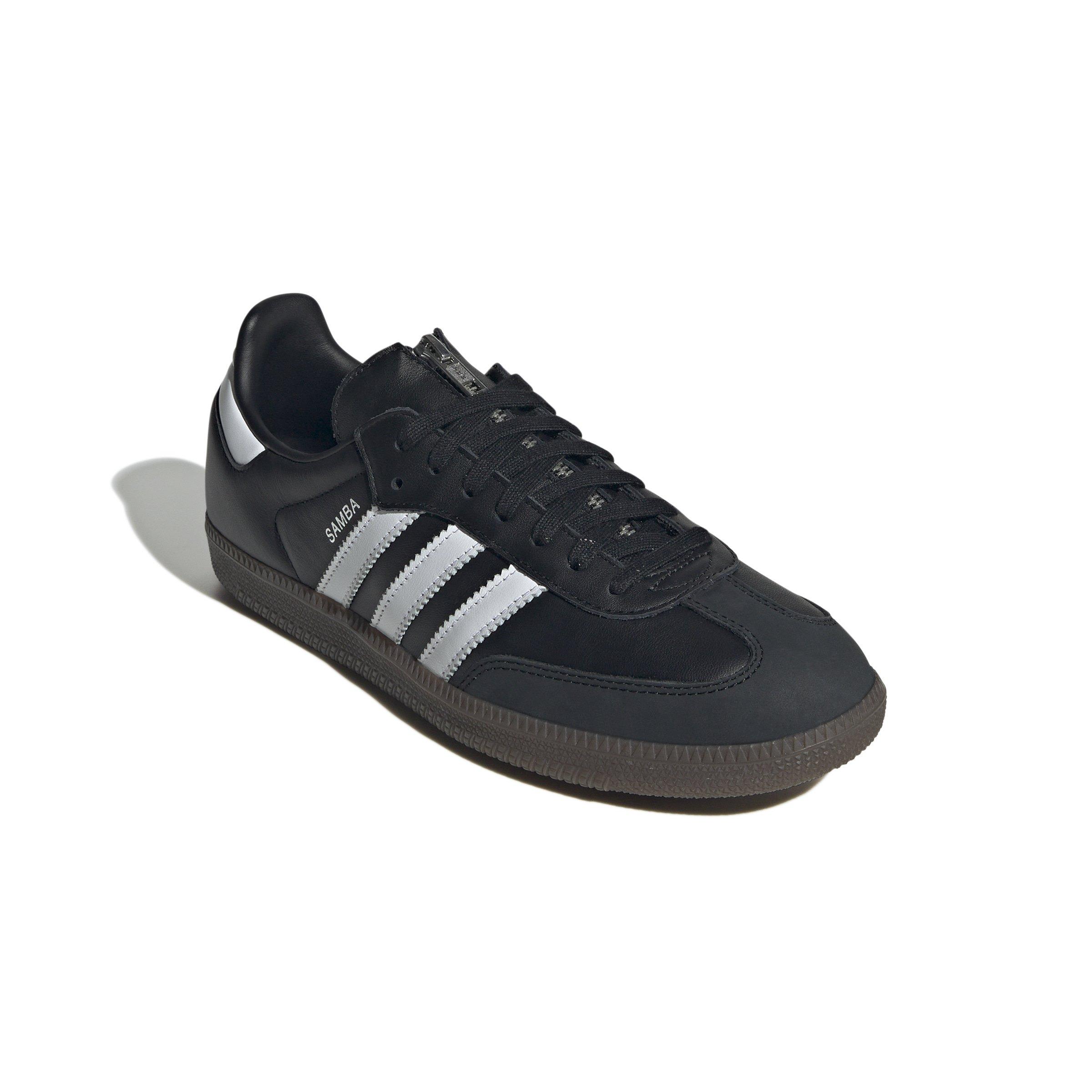 adidas Originals Samba x Jeremy Scott Pride Samba OG "Core Black/Ftwr White/Gum 5" Unisex Shoe - BLACK/WHITE/GUM Thumbnail View 3